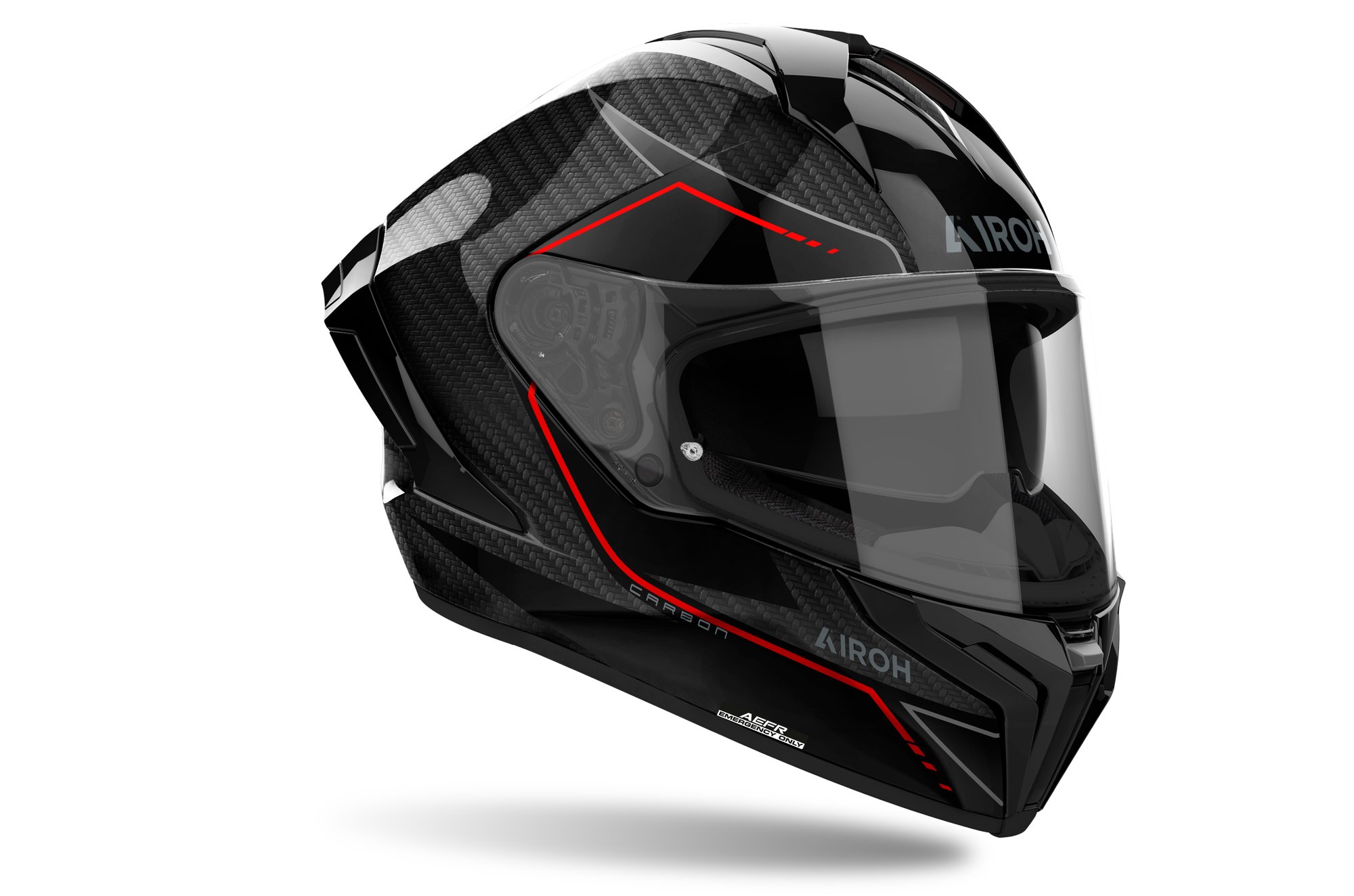 Airoh Hjälm Matryx Carbon Stylish glansig