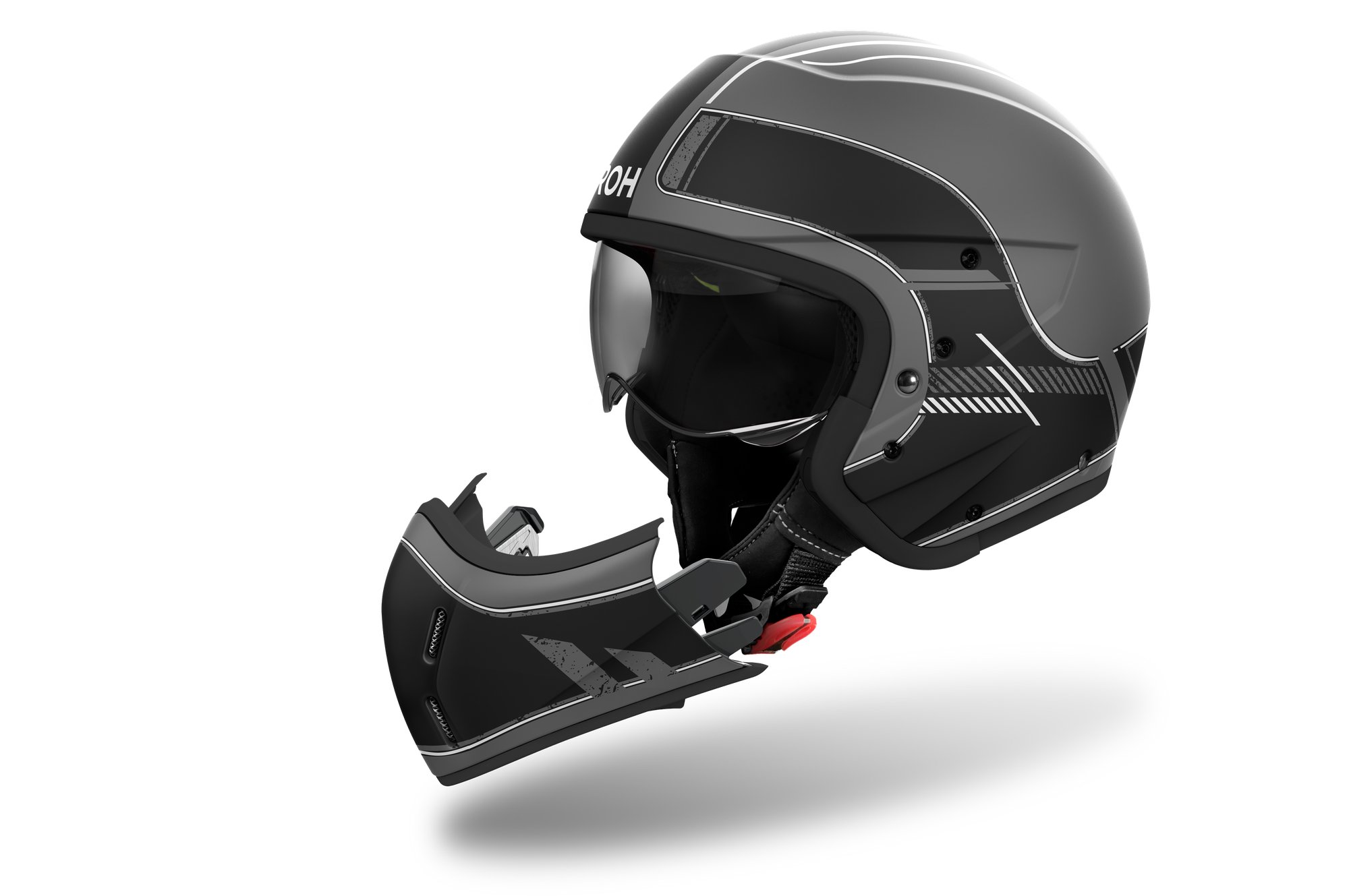 Airoh Hjälm J 110 Raster Svart Matt