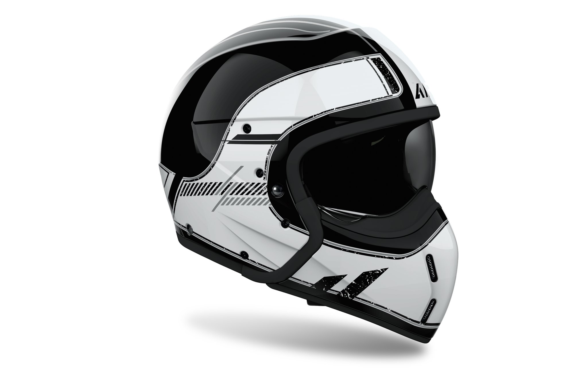 Airoh Hjälm J 110 Raster Vit glansig