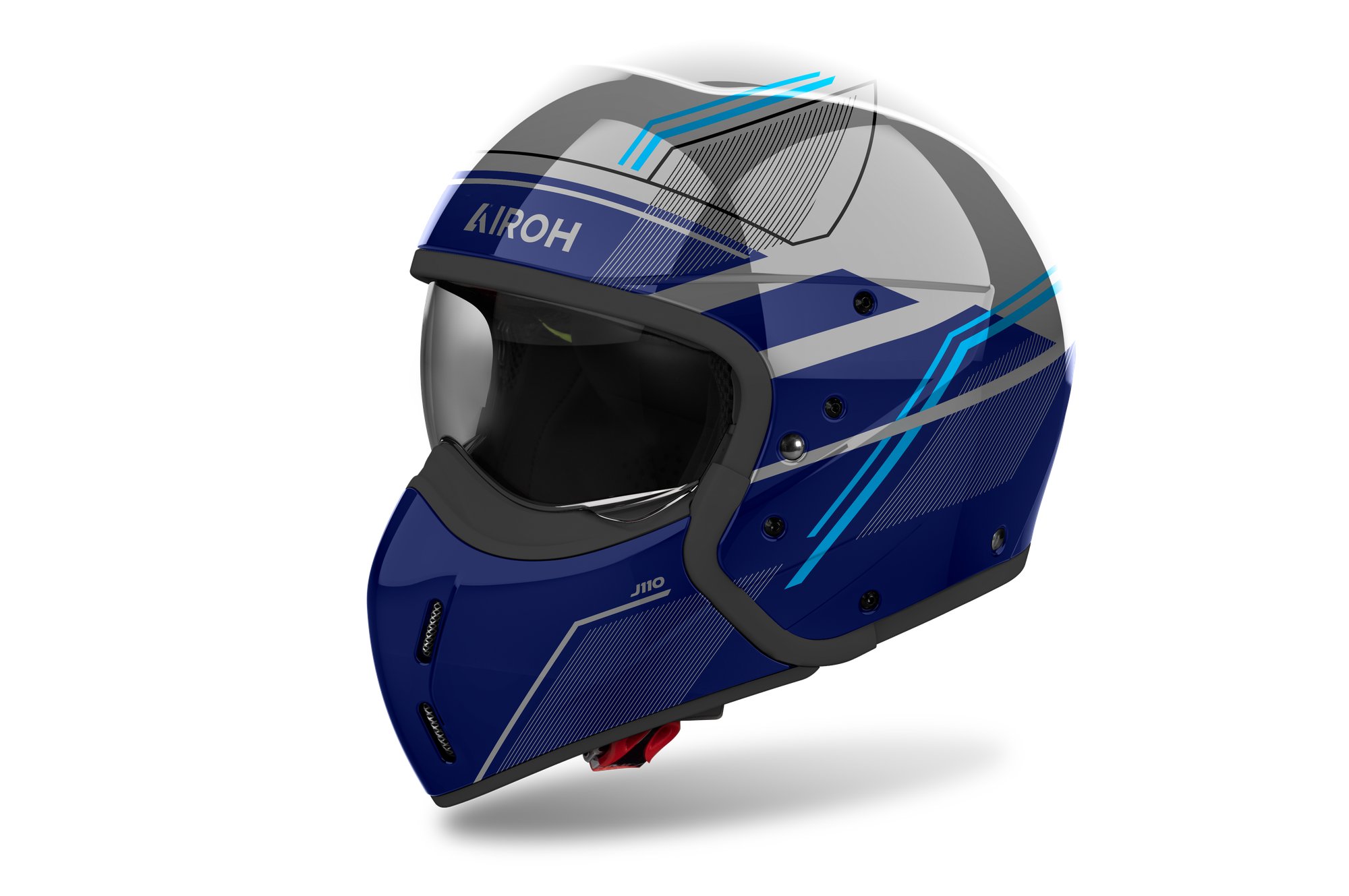 Airoh Hjälm J 110 Slim Blå glansig