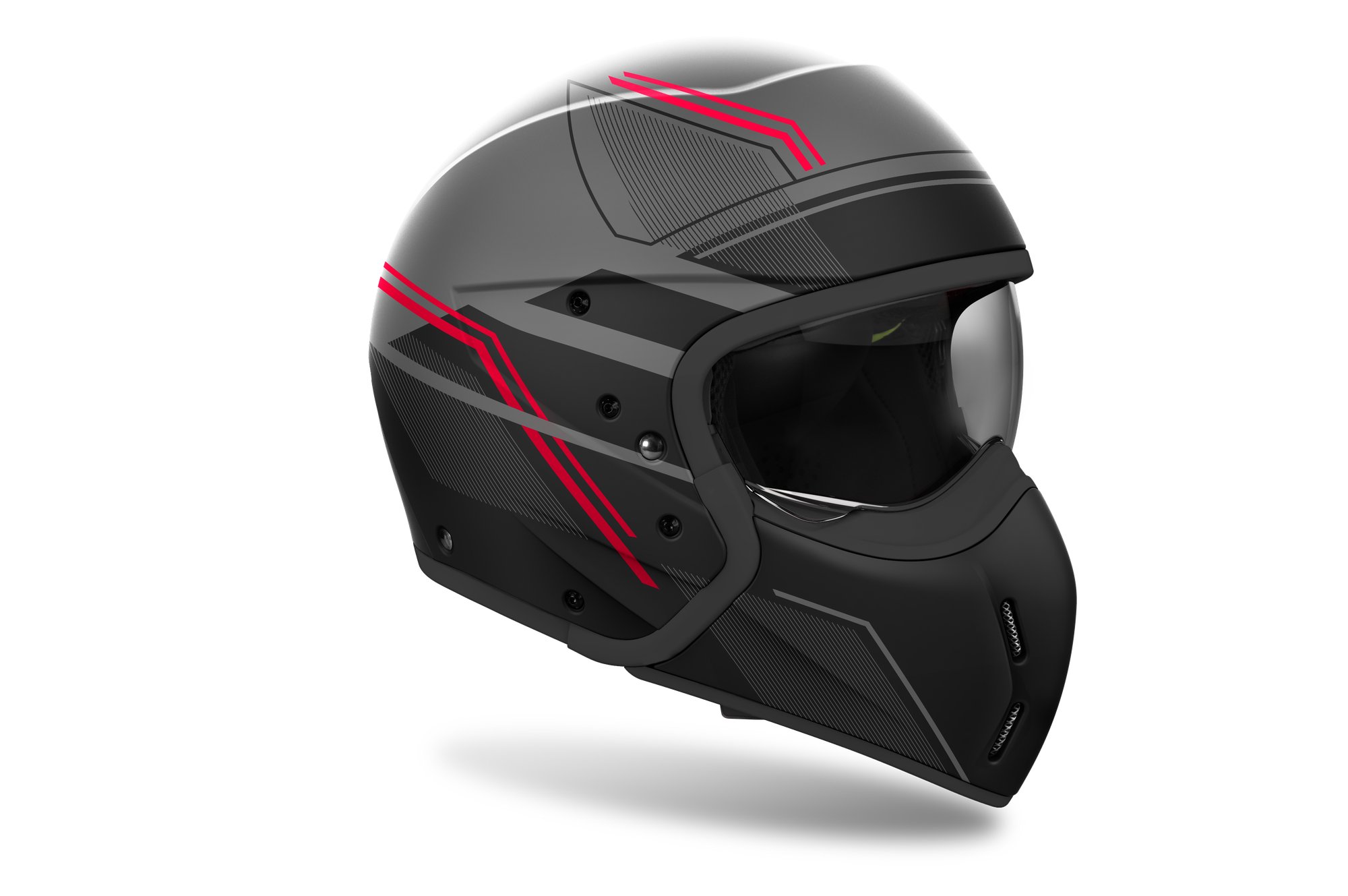 Airoh Hjälm J 110 Slim Röd Matt