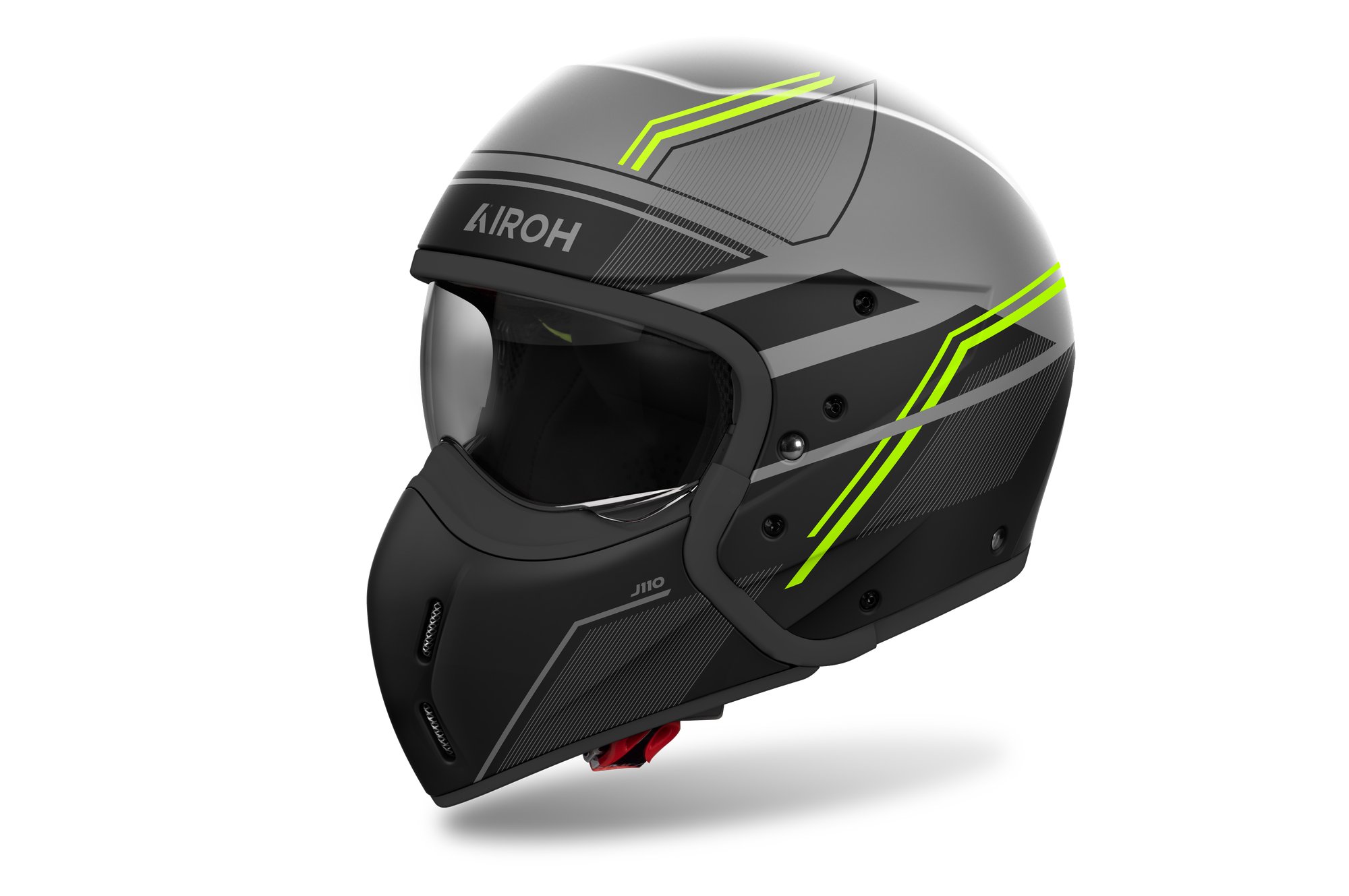 Airoh Hjälm J 110 Slim Gul Matt