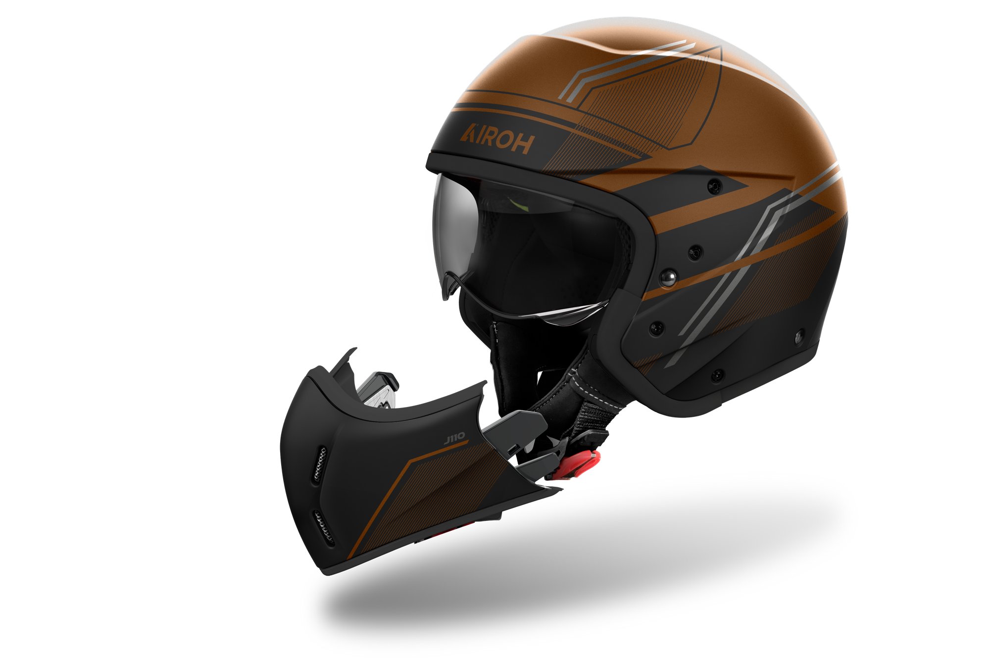 Airoh Hjälm J 110 Slim Brons Matt