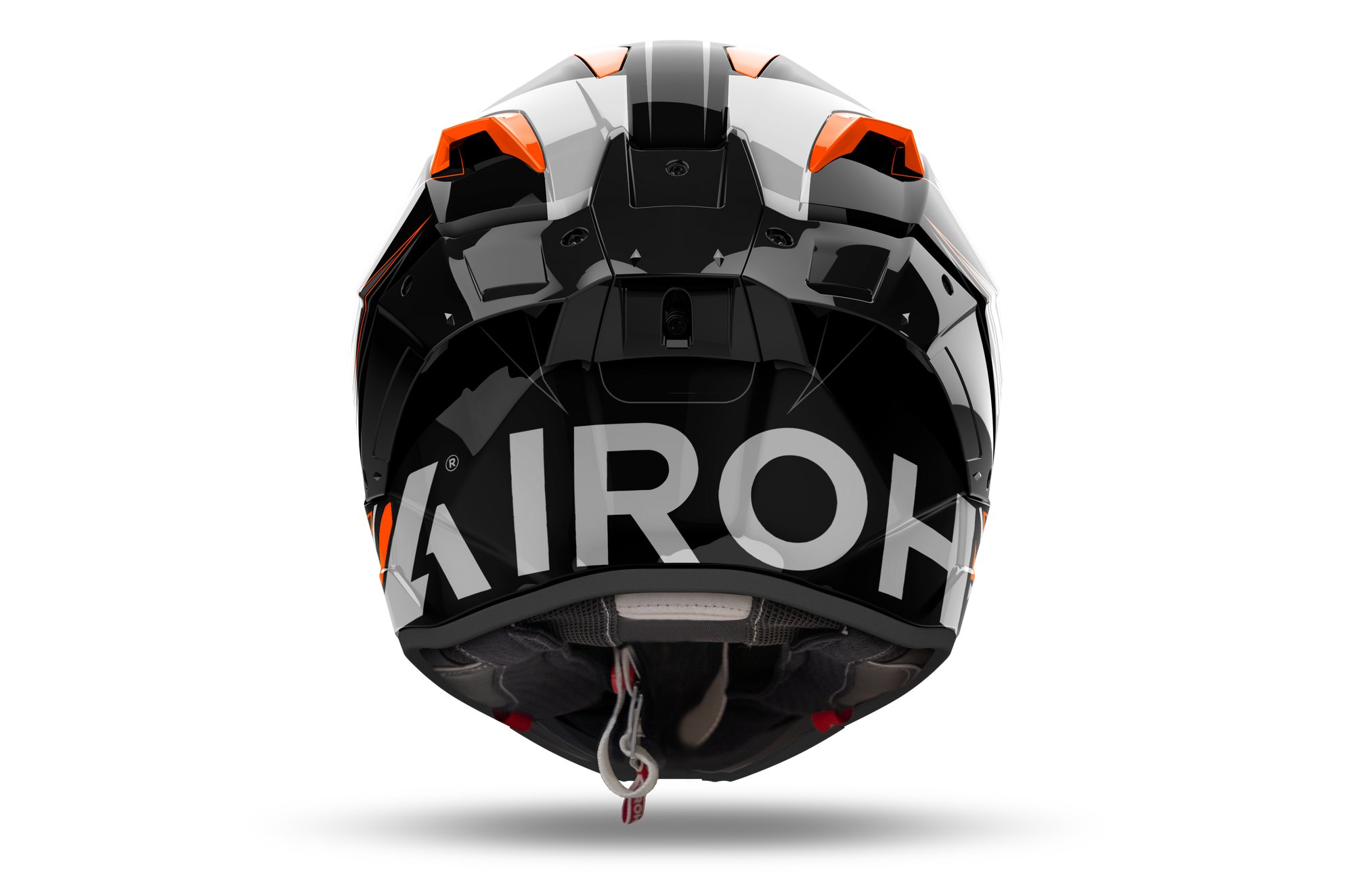 Airoh Hjälm GP 800 Must Orange glansig