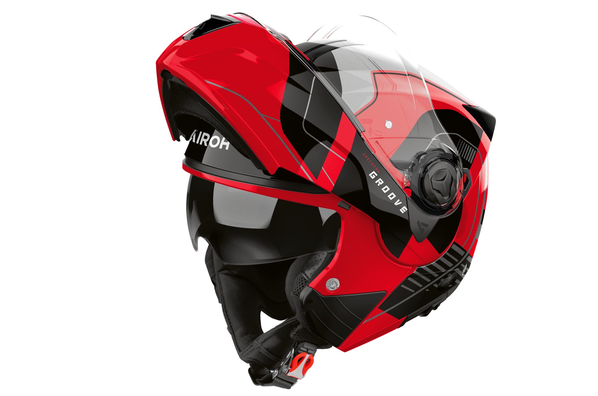 Airoh Hjälm Specktre Groove Röd glansig
