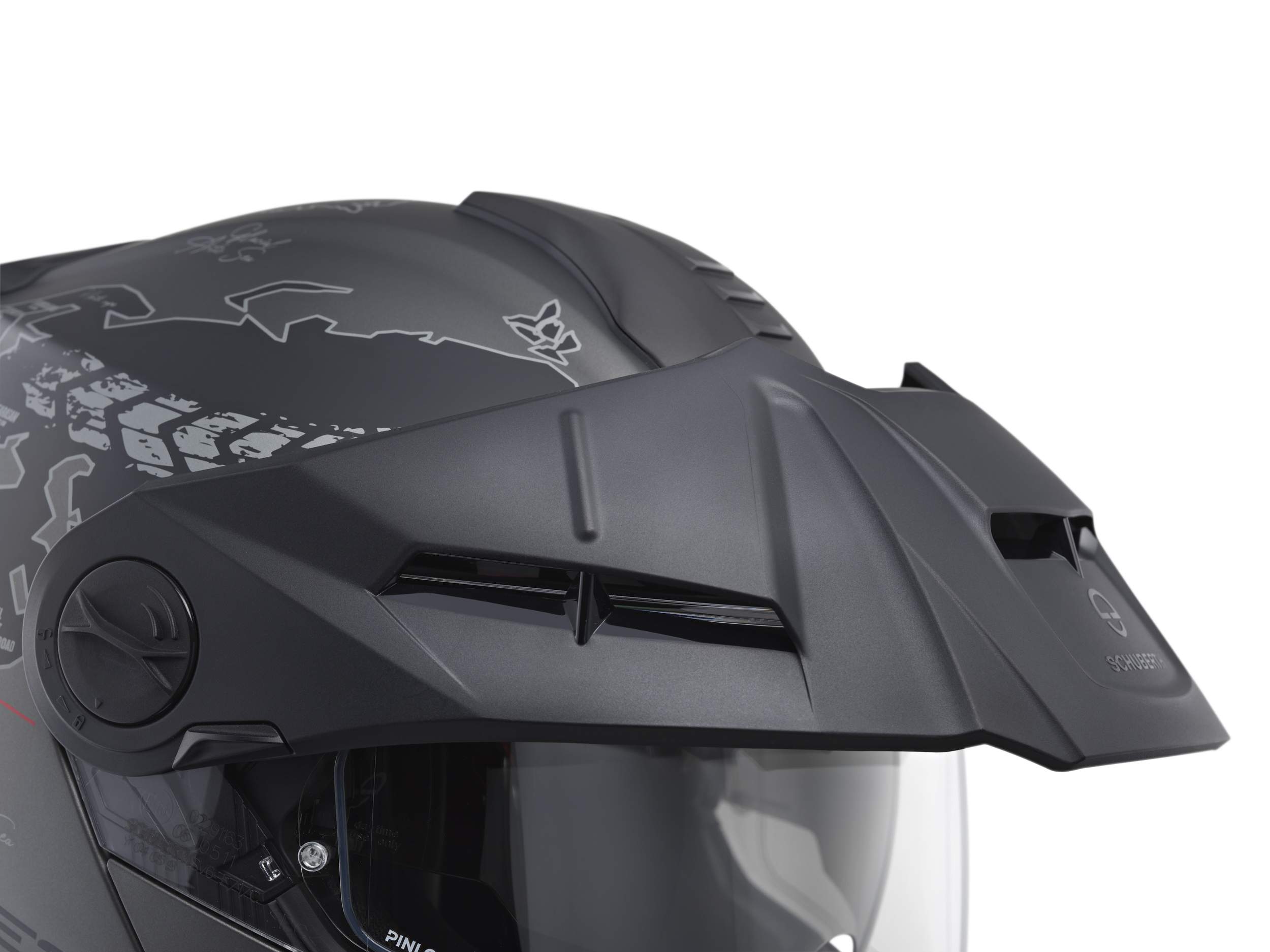 Schuberth Hjälm E2 Atlas mattsvart/röd