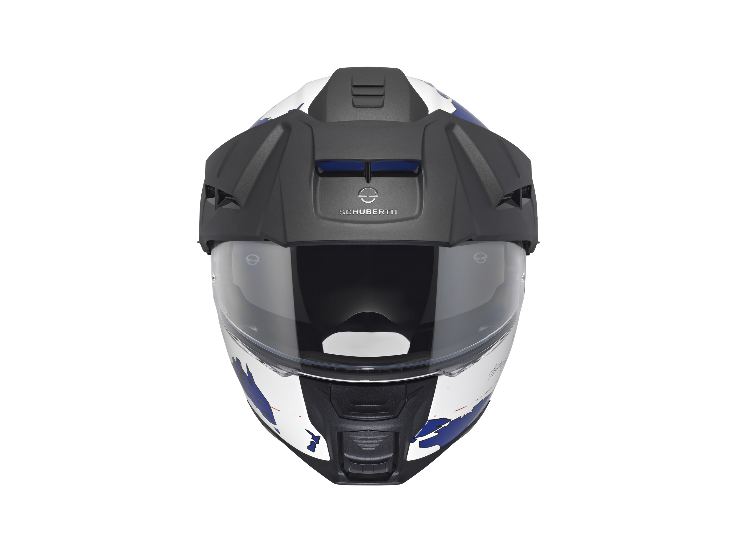Schuberth Hjälm E2 Atlas vit/blå