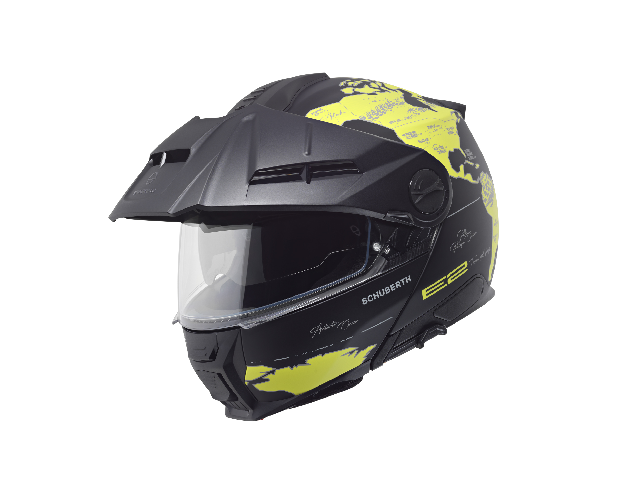 Schuberth Hjälm E2 Atlas matt gul/grå