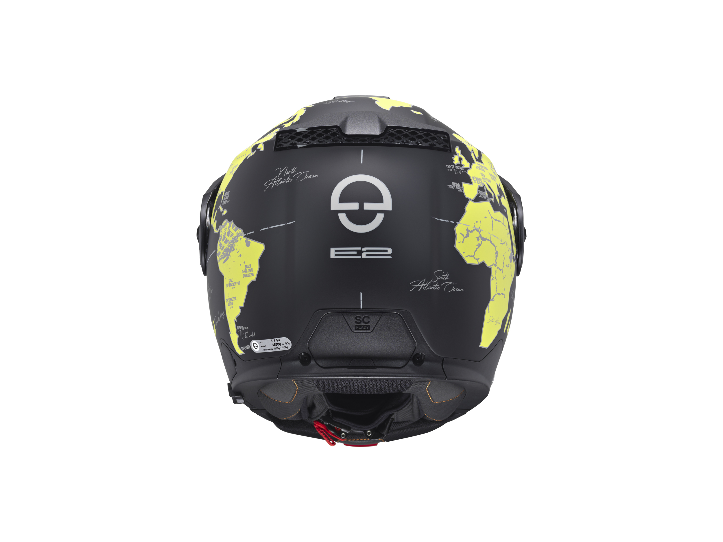 Schuberth Hjälm E2 Atlas matt gul/grå