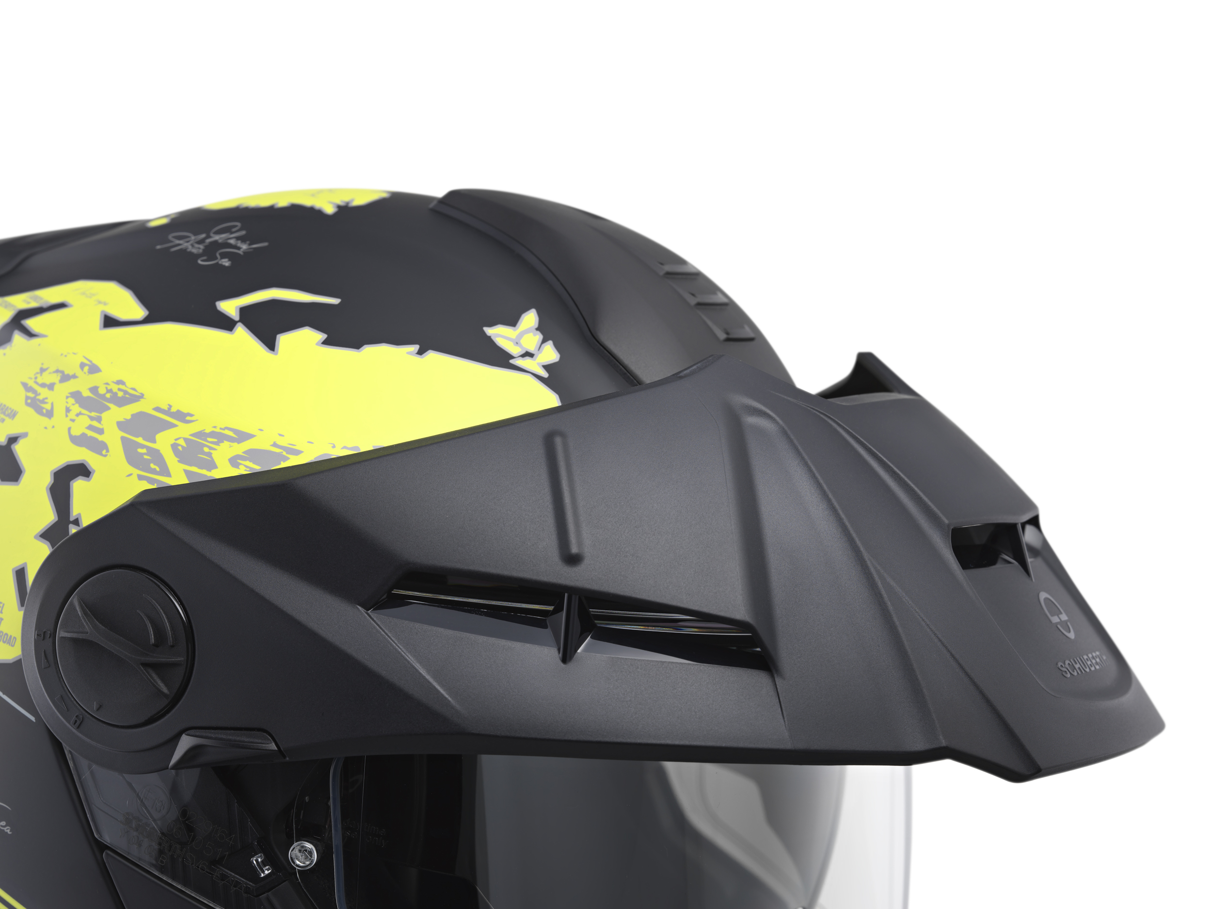 Schuberth Hjälm E2 Atlas matt gul/grå