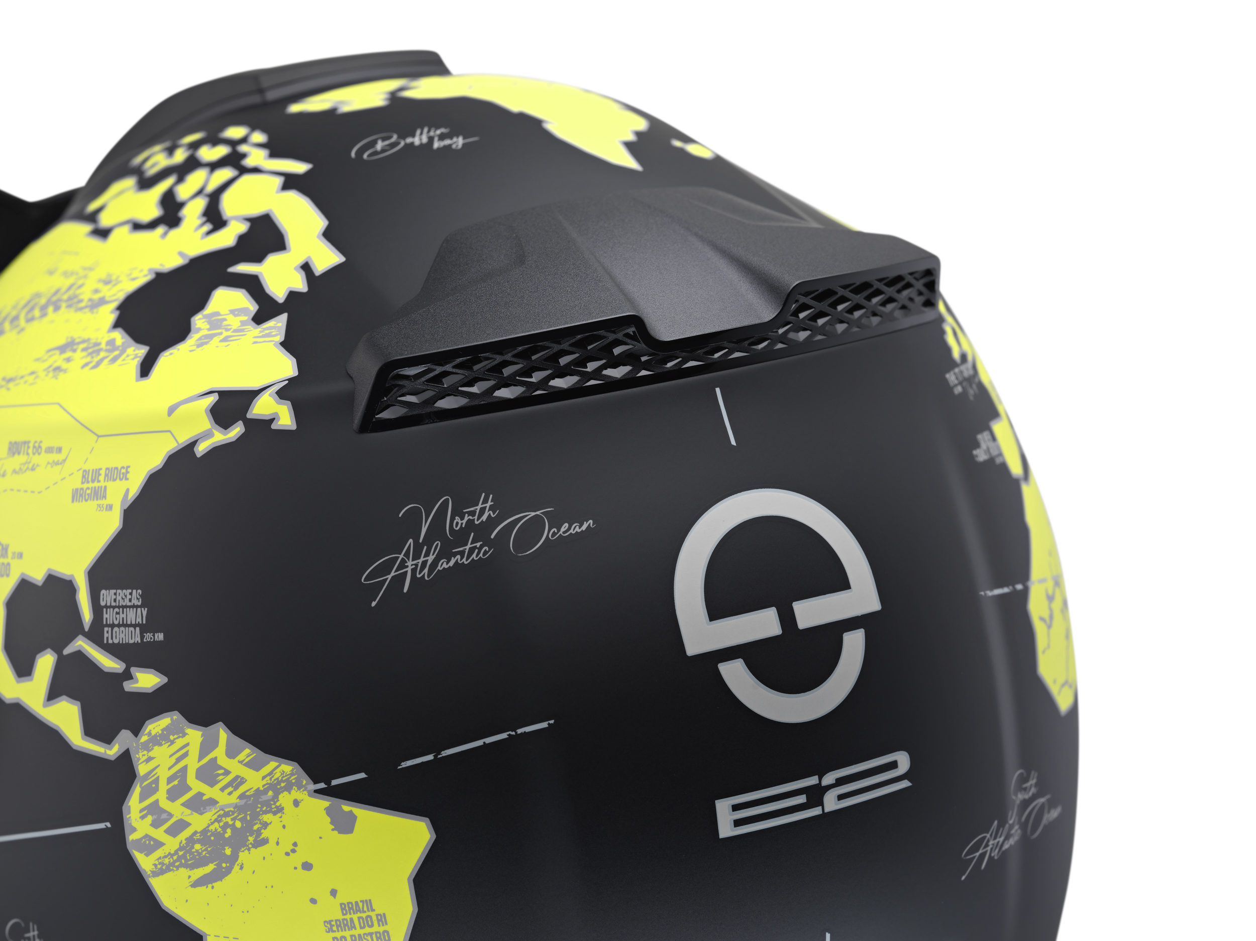 Schuberth Hjälm E2 Atlas matt gul/grå