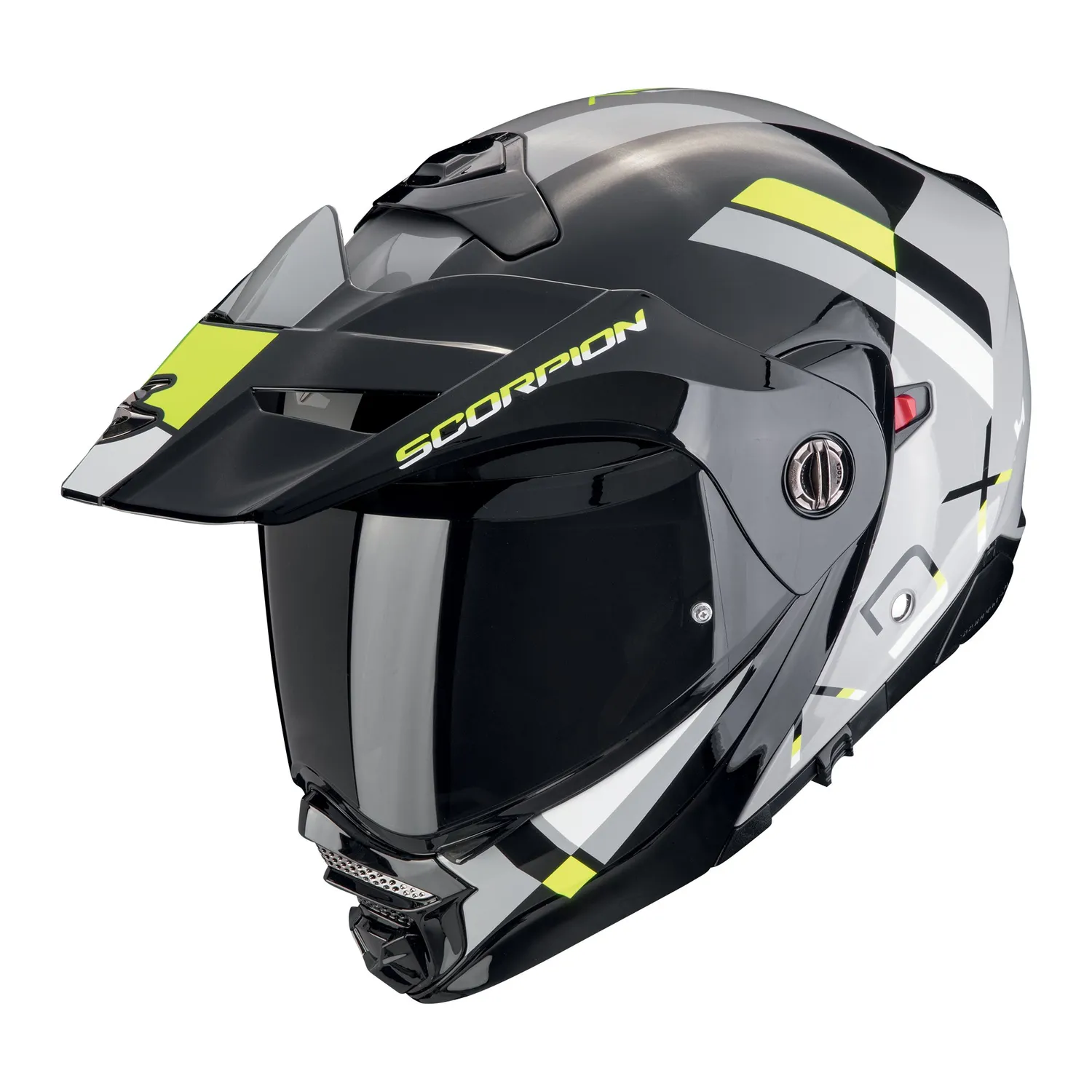 SCORPION Hjälm ADX-2 GALANE Grå-Svart-Neon Gul
