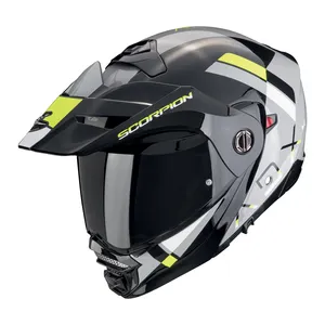 SCORPION Hjälm ADX-2 GALANE Grå-Svart-Neon Gul