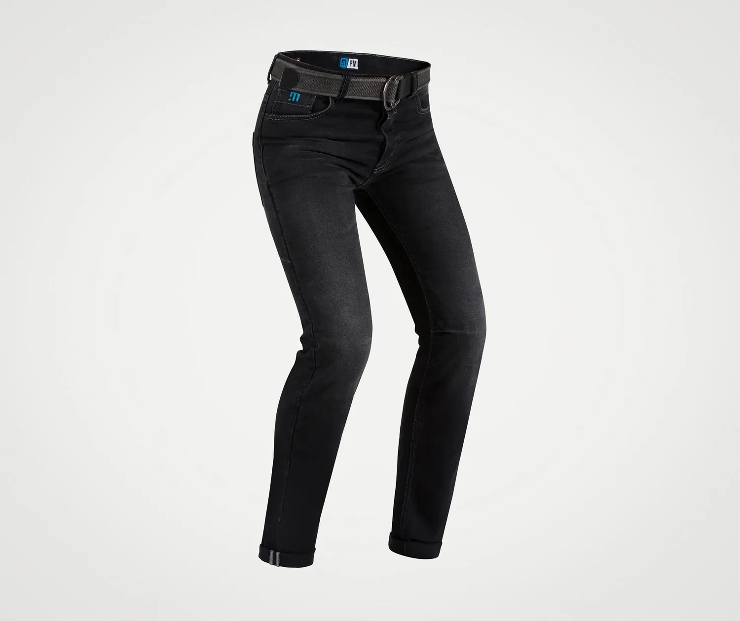 PMJ Jeans Caferacer Svart, med bälte