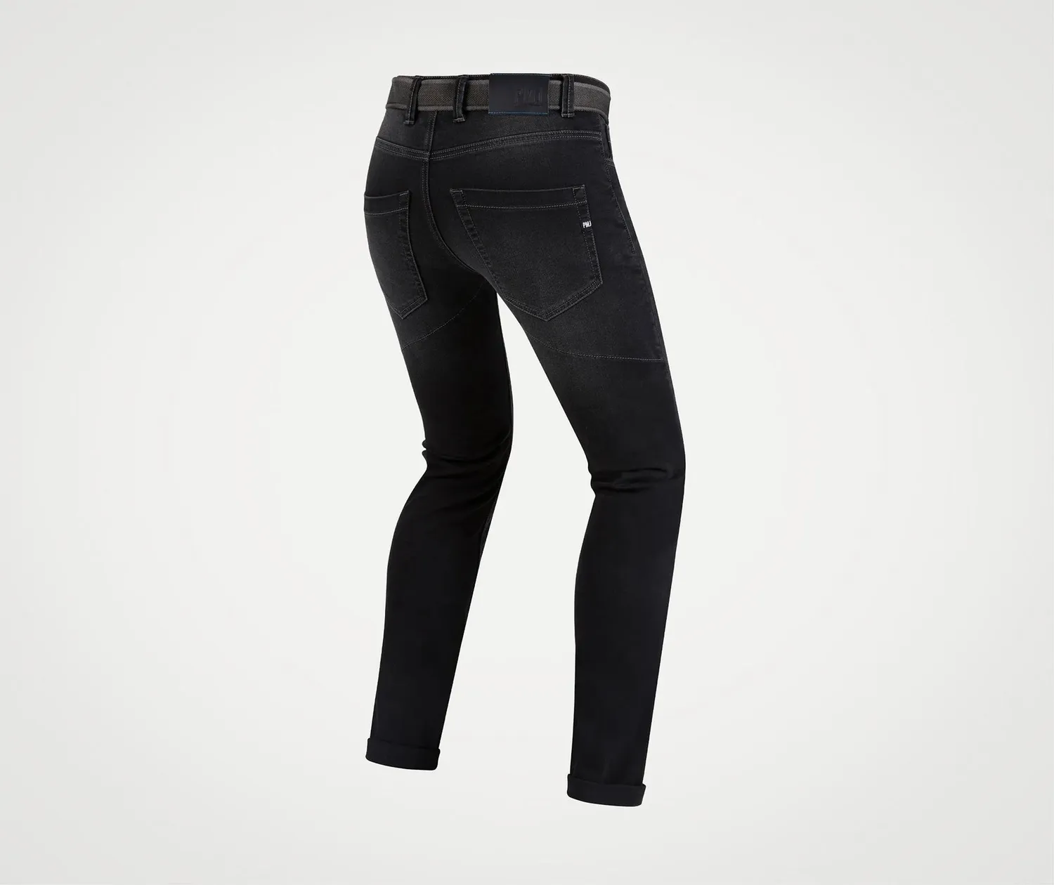 PMJ Jeans Caferacer Svart, med bälte