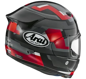 Arai Hjälm Quantic Abstract Röd