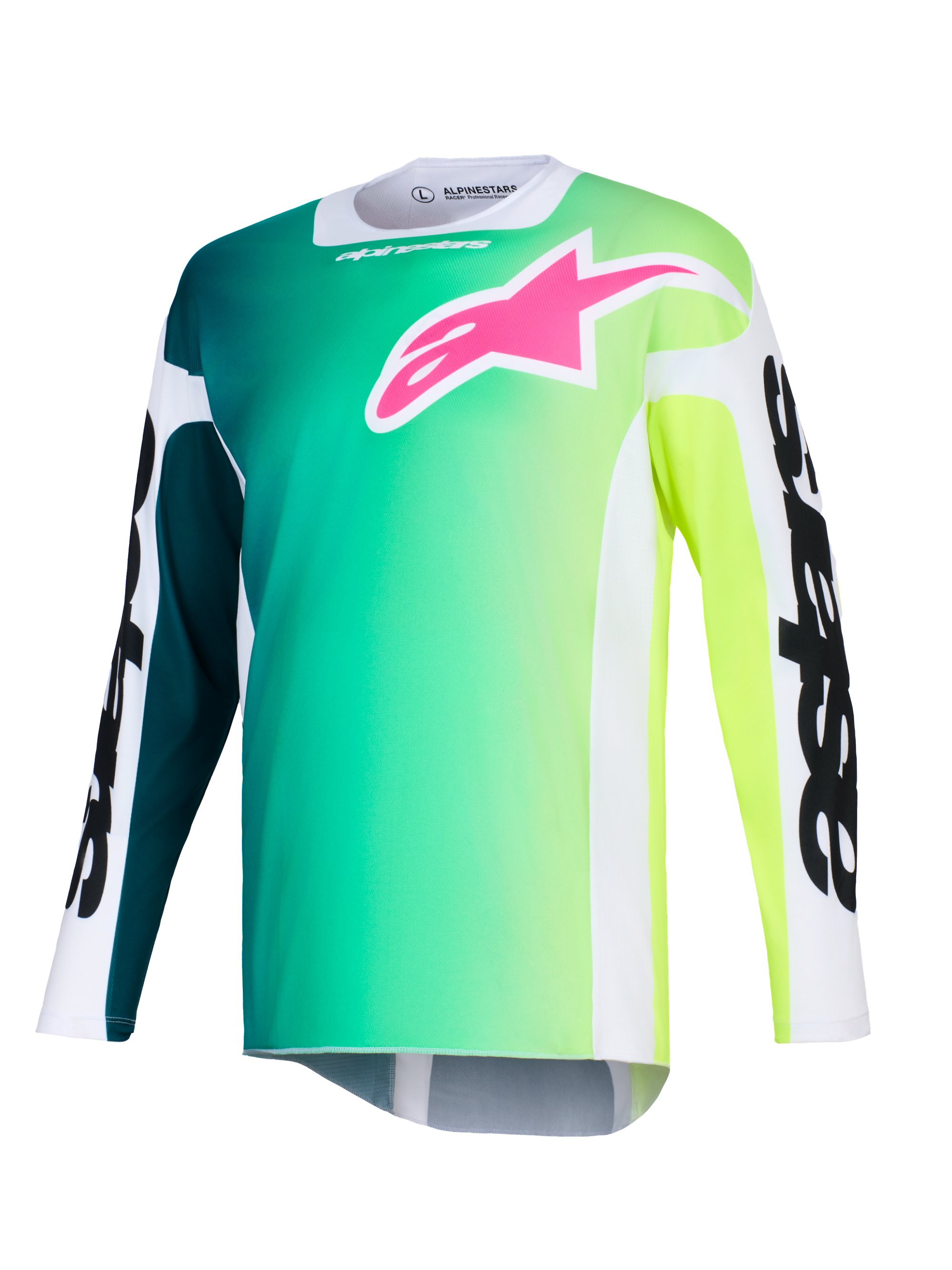 Alpinestars Tröja Racer Portl Grön/Vit/Svart 