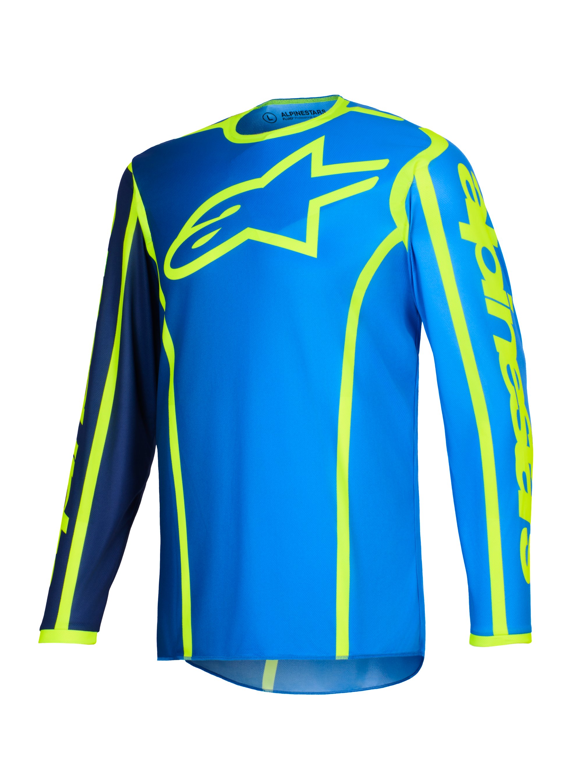 Alpinestars Tröja Fluid Apex Blå/Fluo Gul 