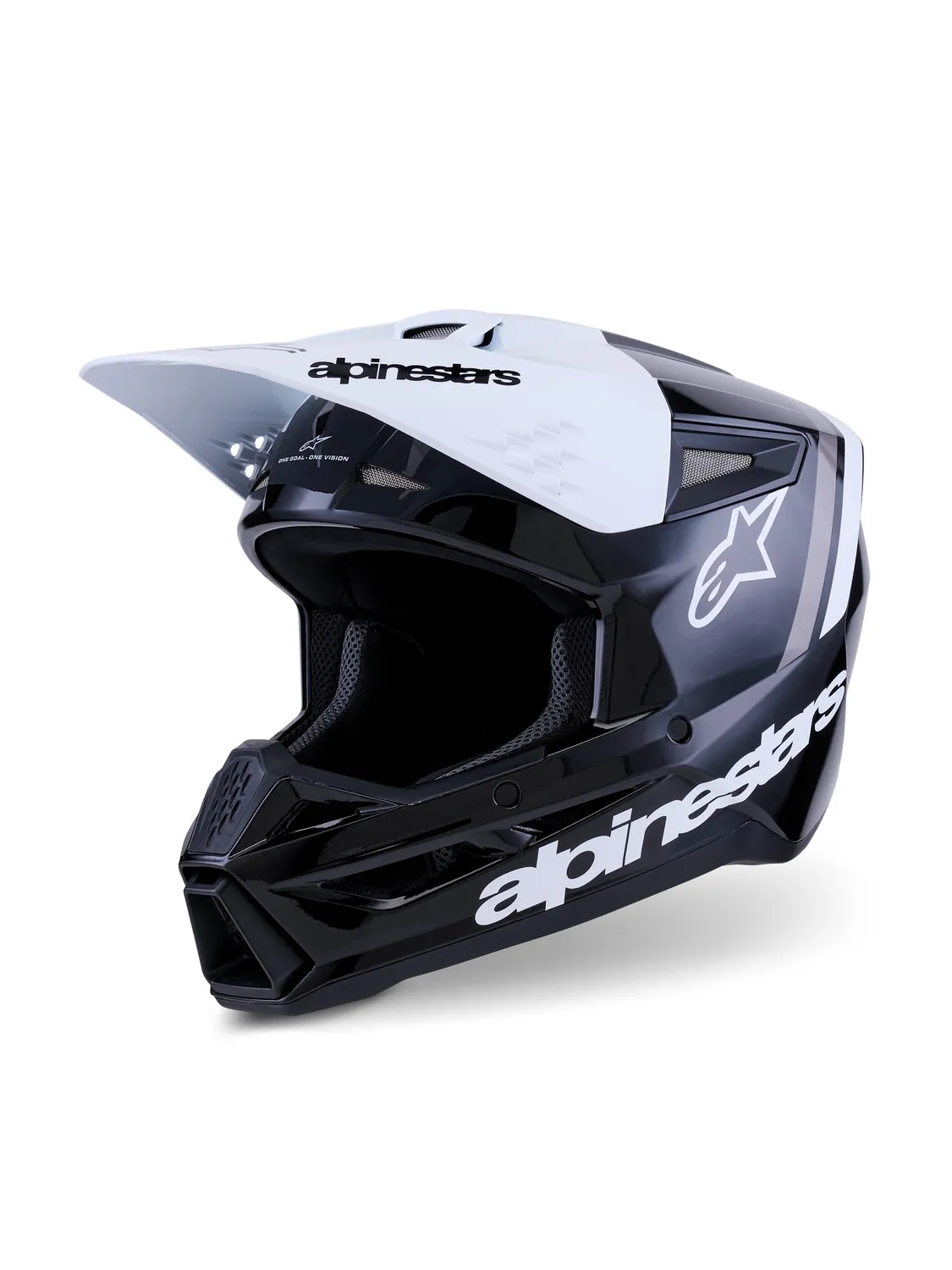 Alpinestars Hjälm S-M3 Radium Svart/Vit