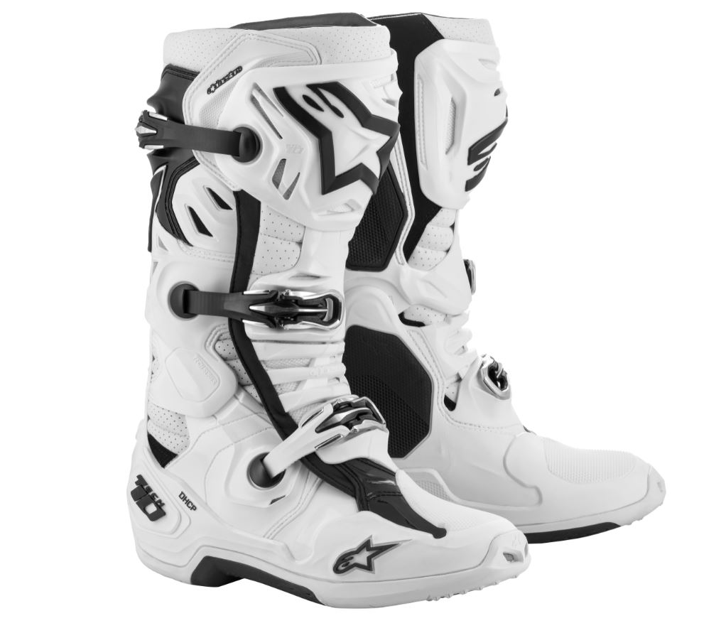 *Alpinestars Stövel Tech 10 Vented Vit