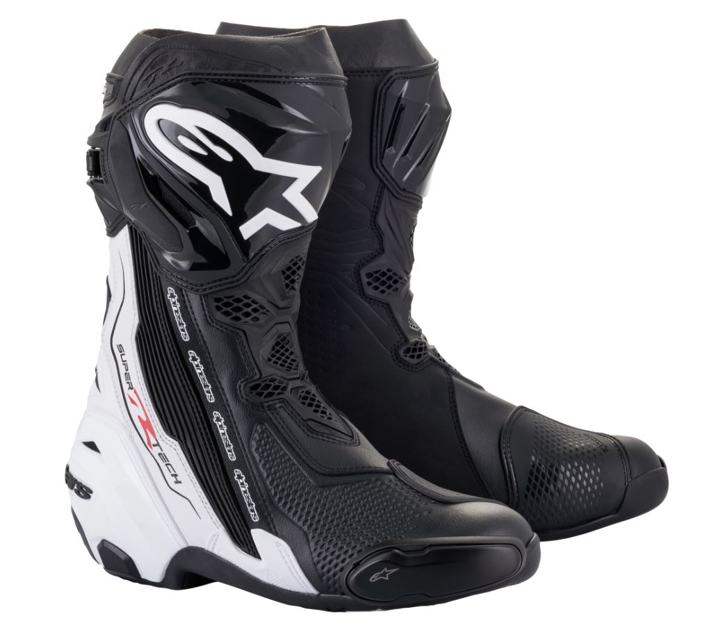 Alpinestars Stövel Supertech R v2 Svart/Vit