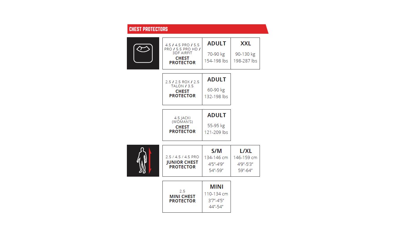 Leatt Bröstskydd 2.5 Svart/Röd Junior