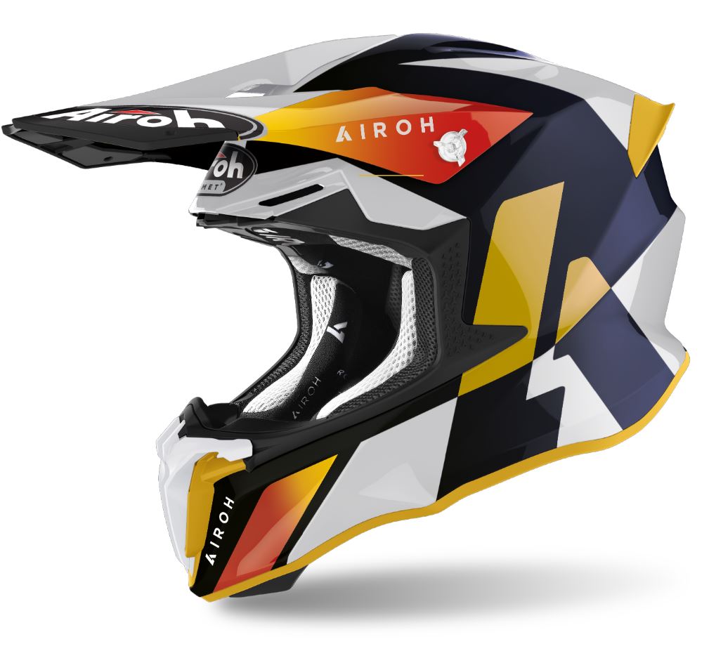 Airoh Hjälm Twist 2.0 Lift vit/blå