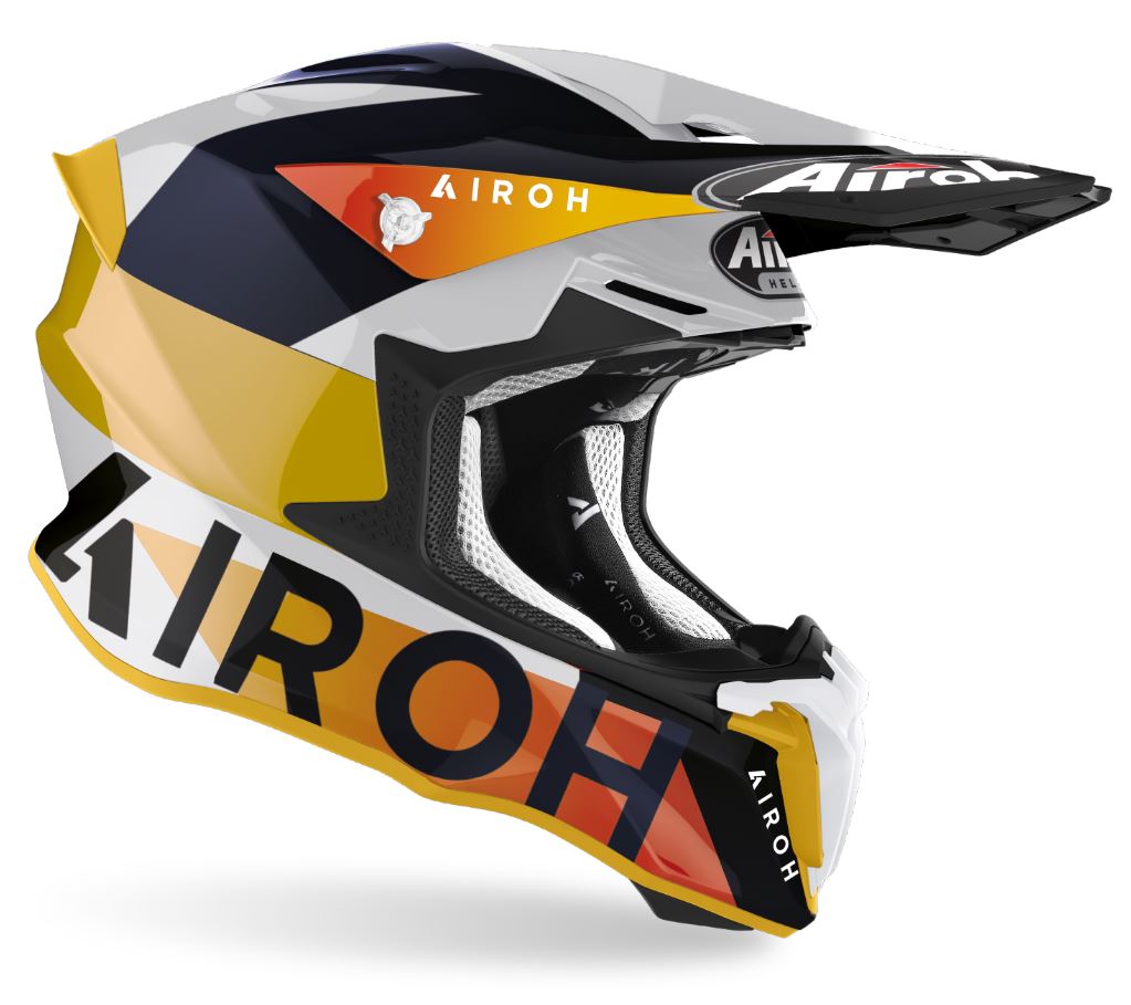 Airoh Hjälm Twist 2.0 Lift vit/blå