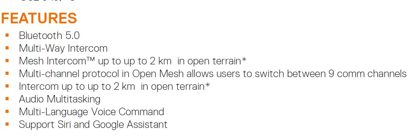 Schuberth SC2 Intercom for C5 , E2, S3, J2 helmet