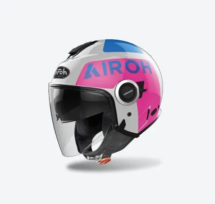 Airoh Helios Up pink glansig