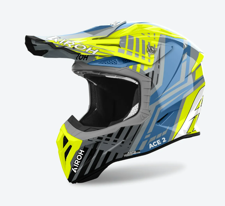 Airoh Hjälm Aviator Ace 2 Proud Gul glansig