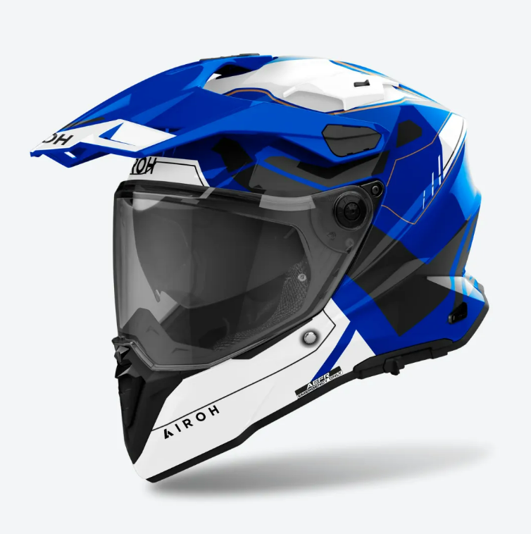 Airoh Hjälm Commander 2 Reveal Blå Gloss