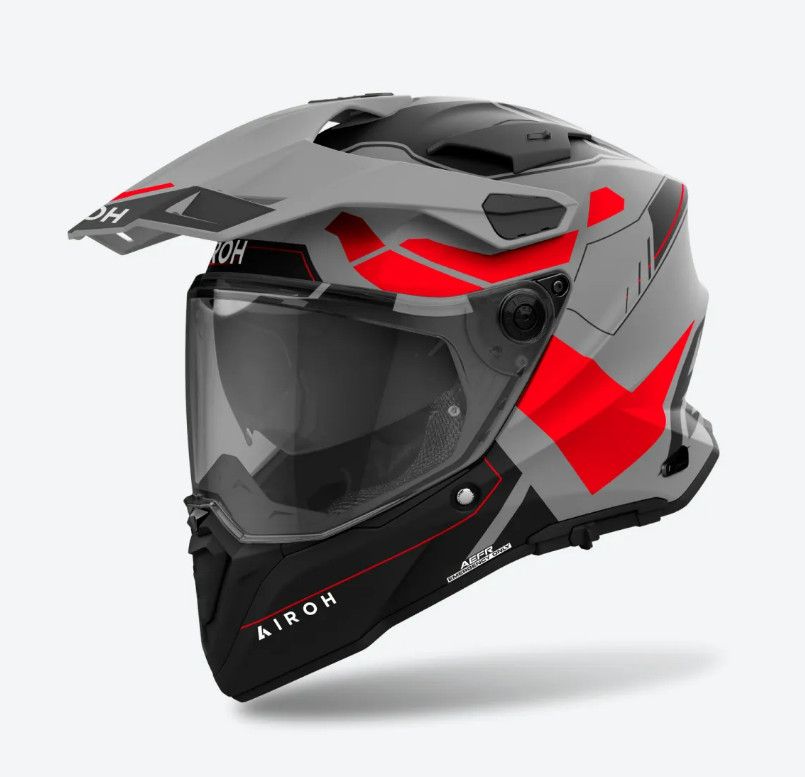 Airoh Hjälm Commander 2 Reveal Röd Fluo Matt