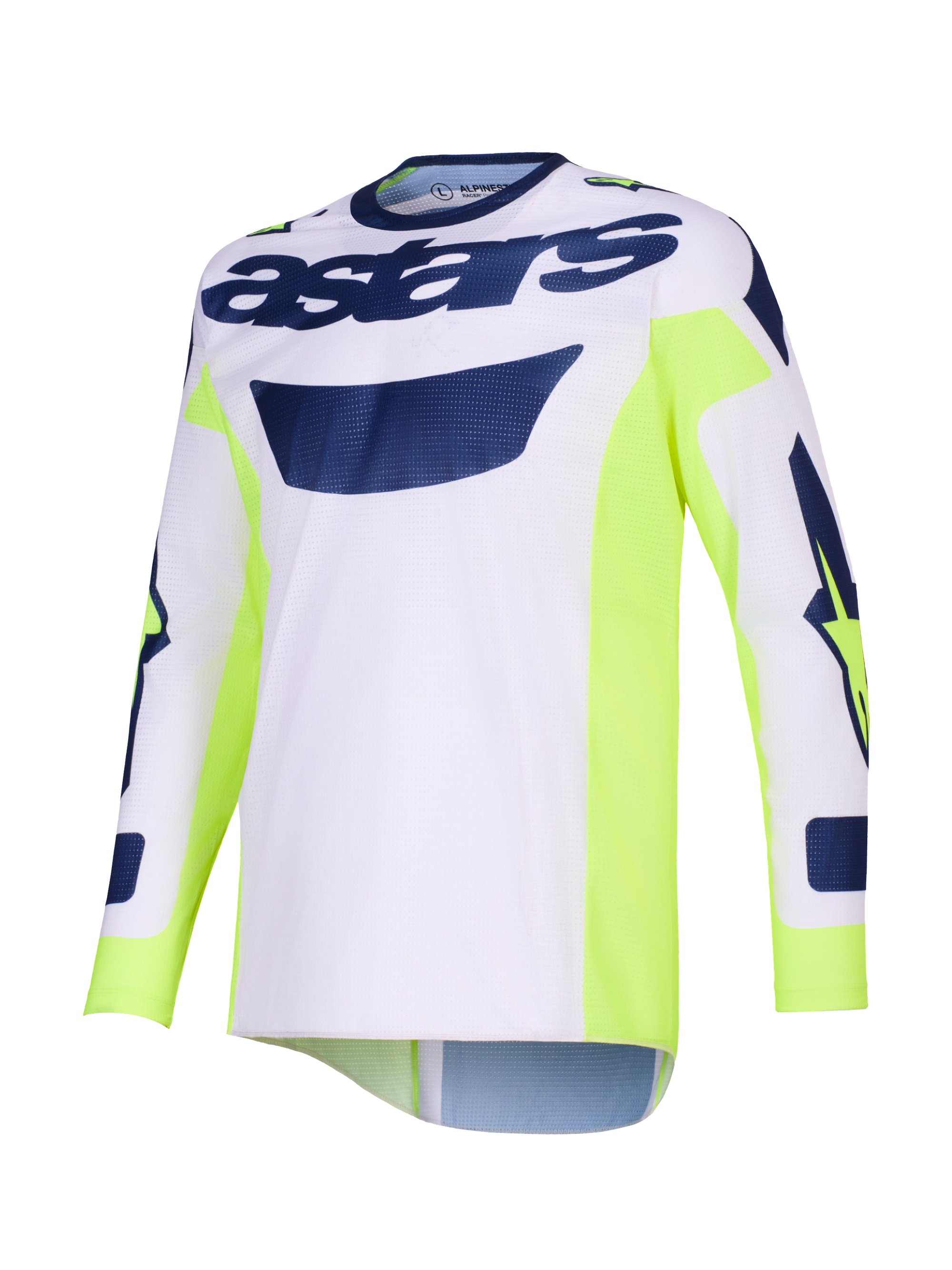 Alpinestars Tröja Racer Air Riway Grå/Fluo Gul/Blå 