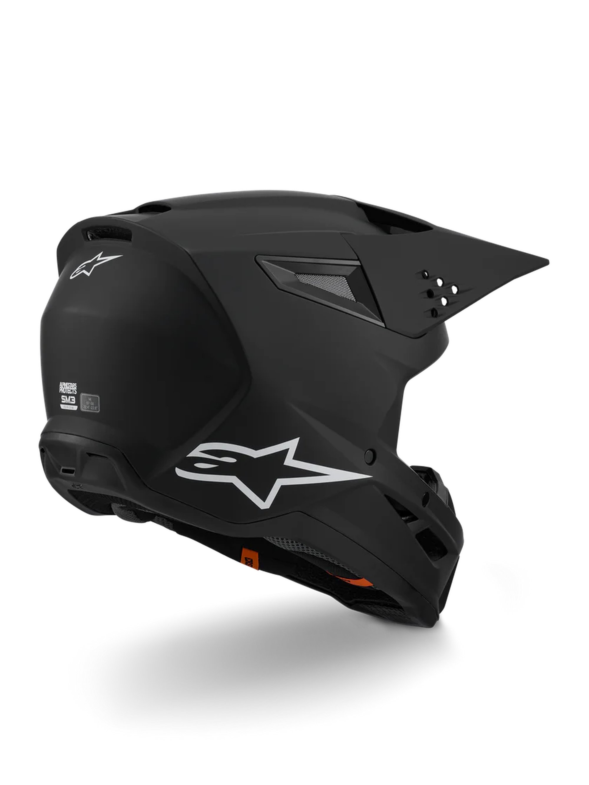 Alpinestars Hjälm S-M3 Flat Svart