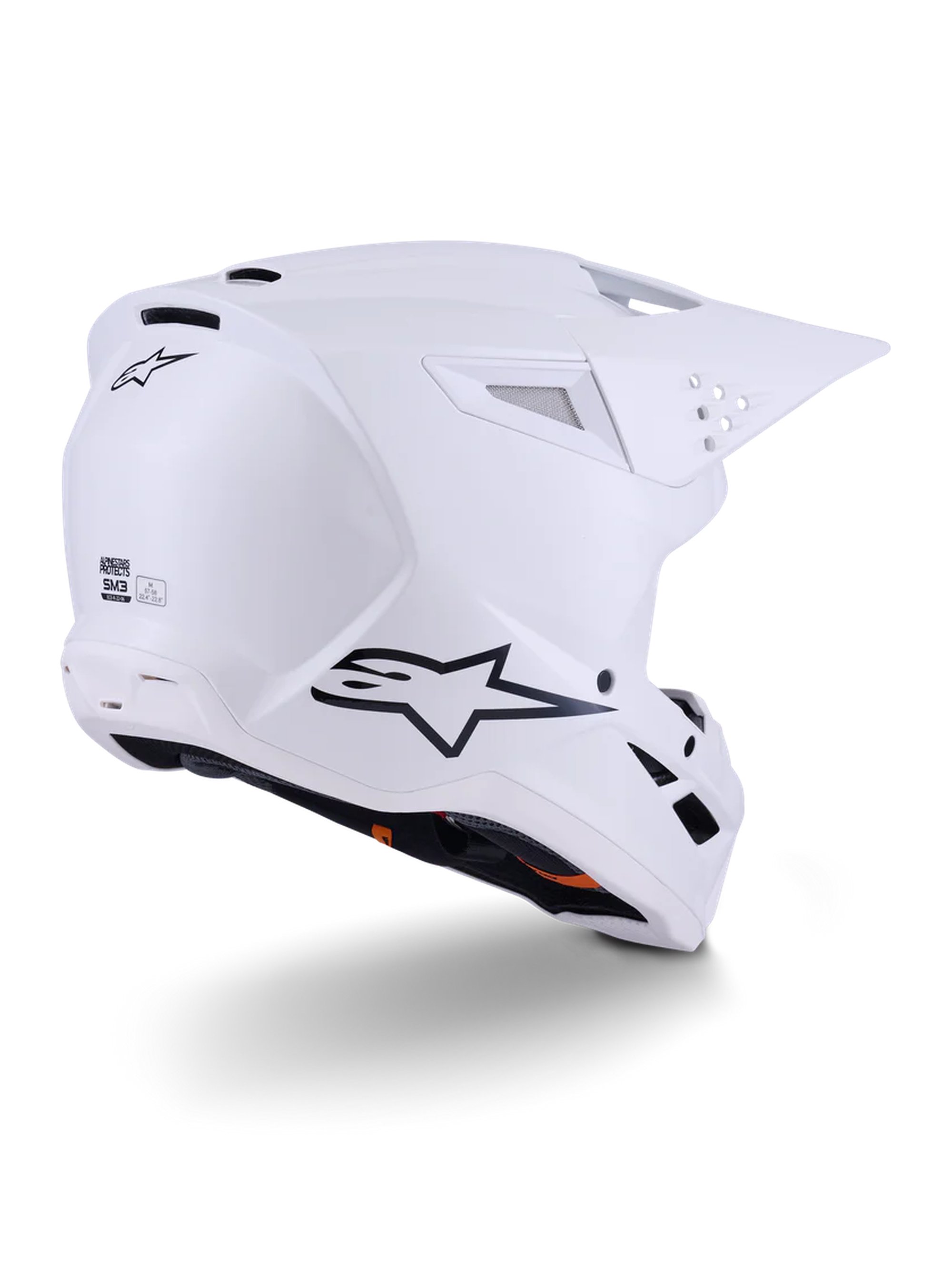 Alpinestars Hjälm S-M3 Vit