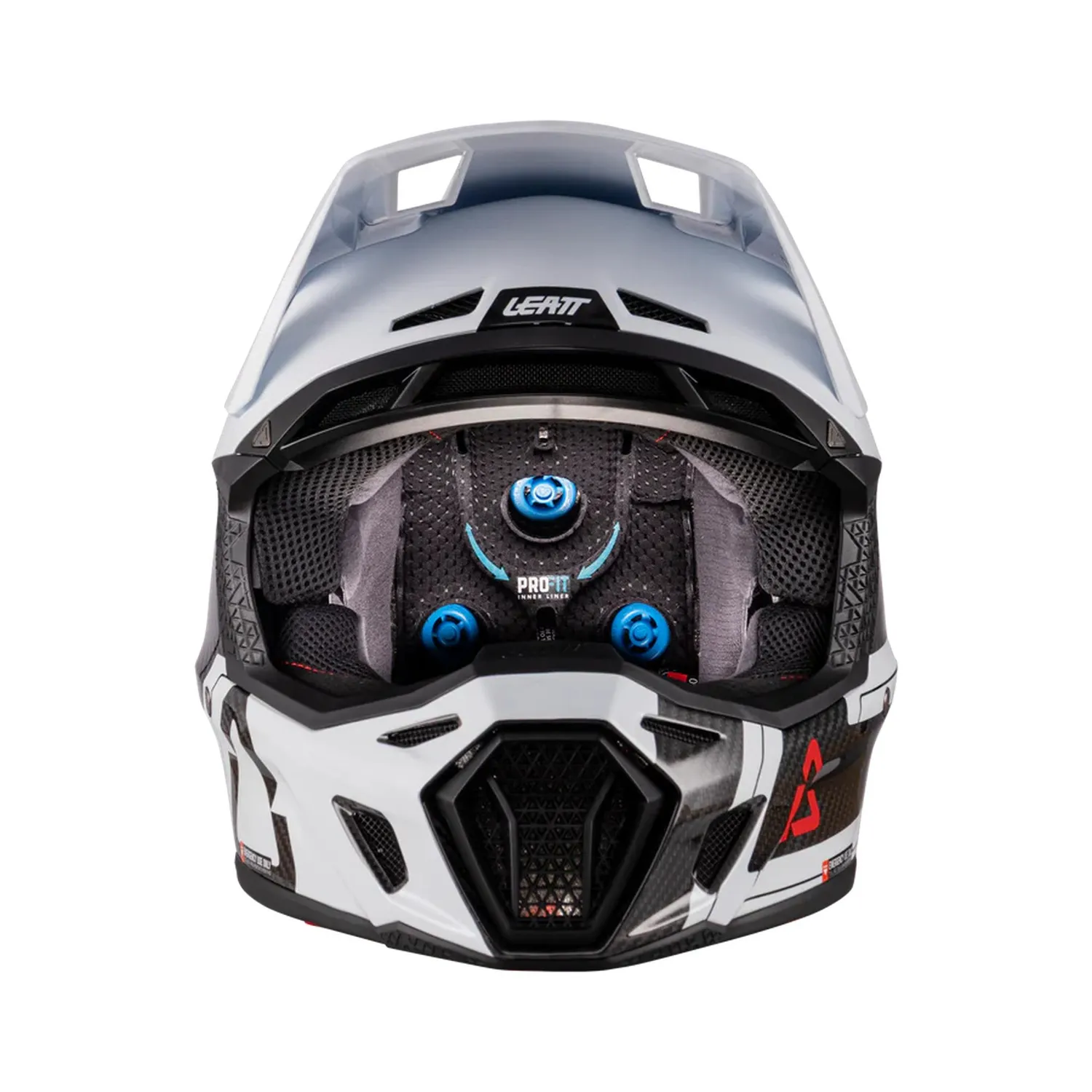 Leatt Hjälm+Goggles Moto 9.5 Carbon/Vit V26