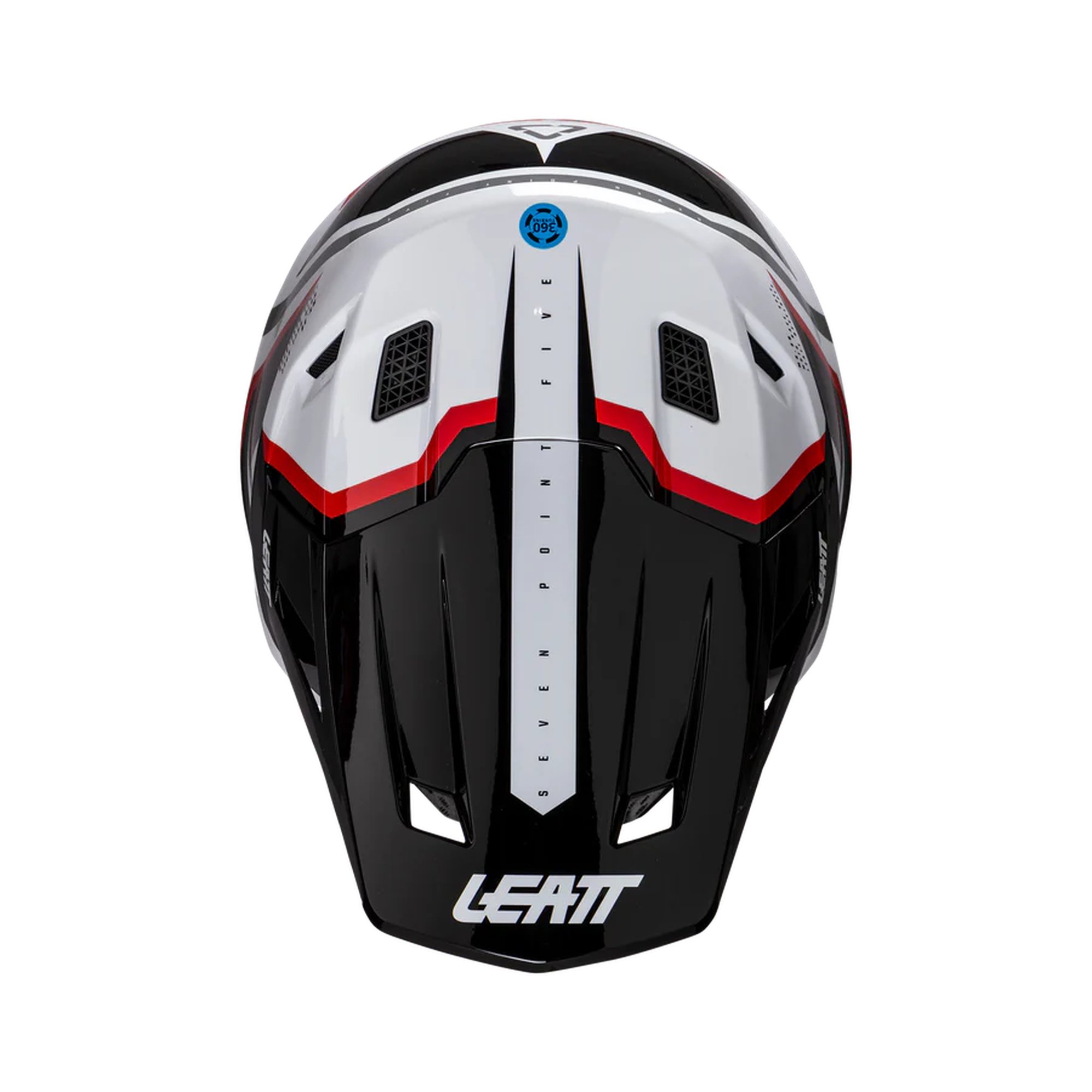 Leatt Hjälm+Goggles Moto 7.5 Vit/Röd V26