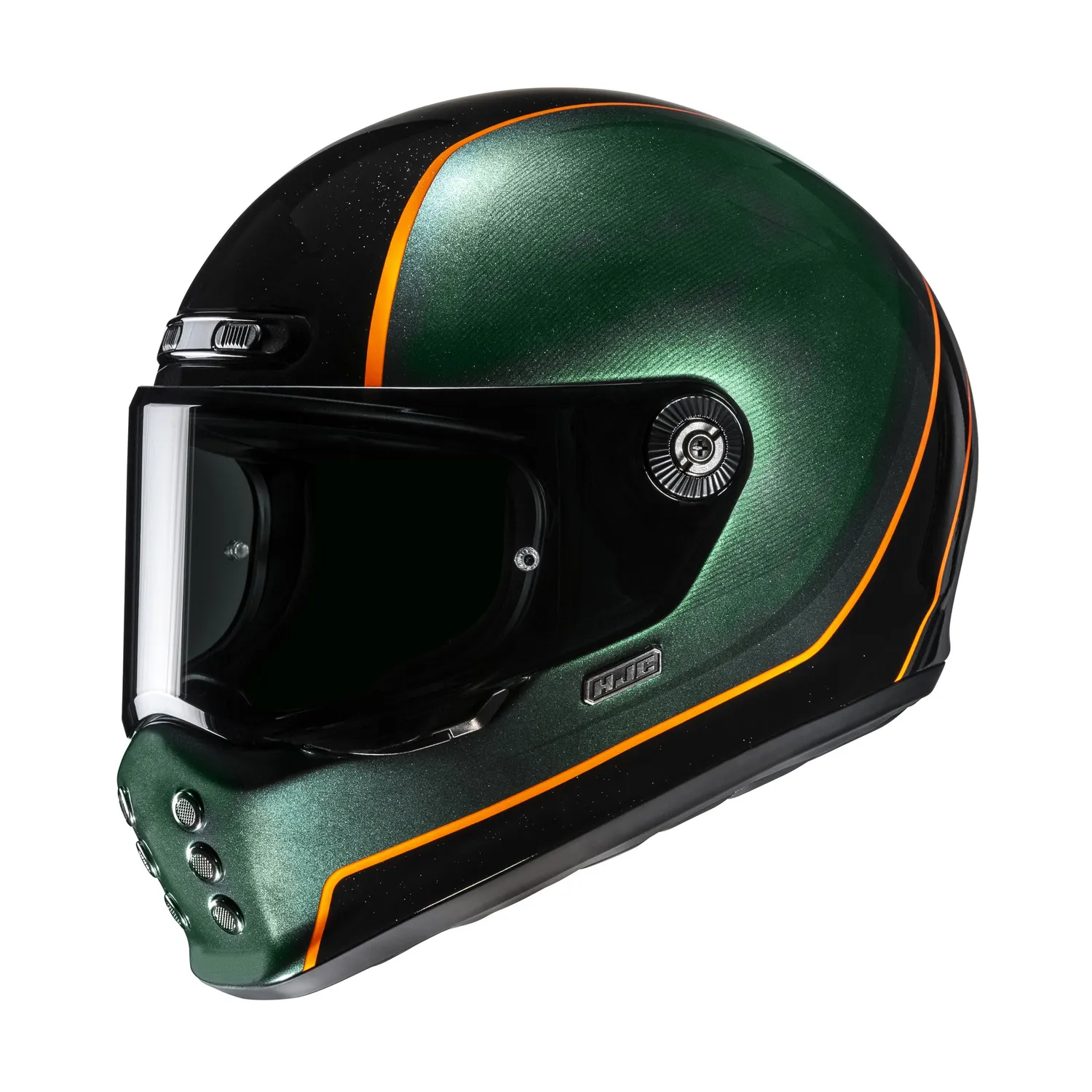 HJC Hjälm V10 Hodu Grön/Svart MC47