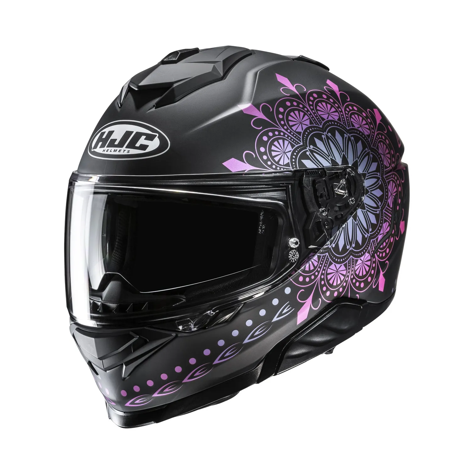 HJC Hjälm i71 Niel Svart/Rosa MC28SF