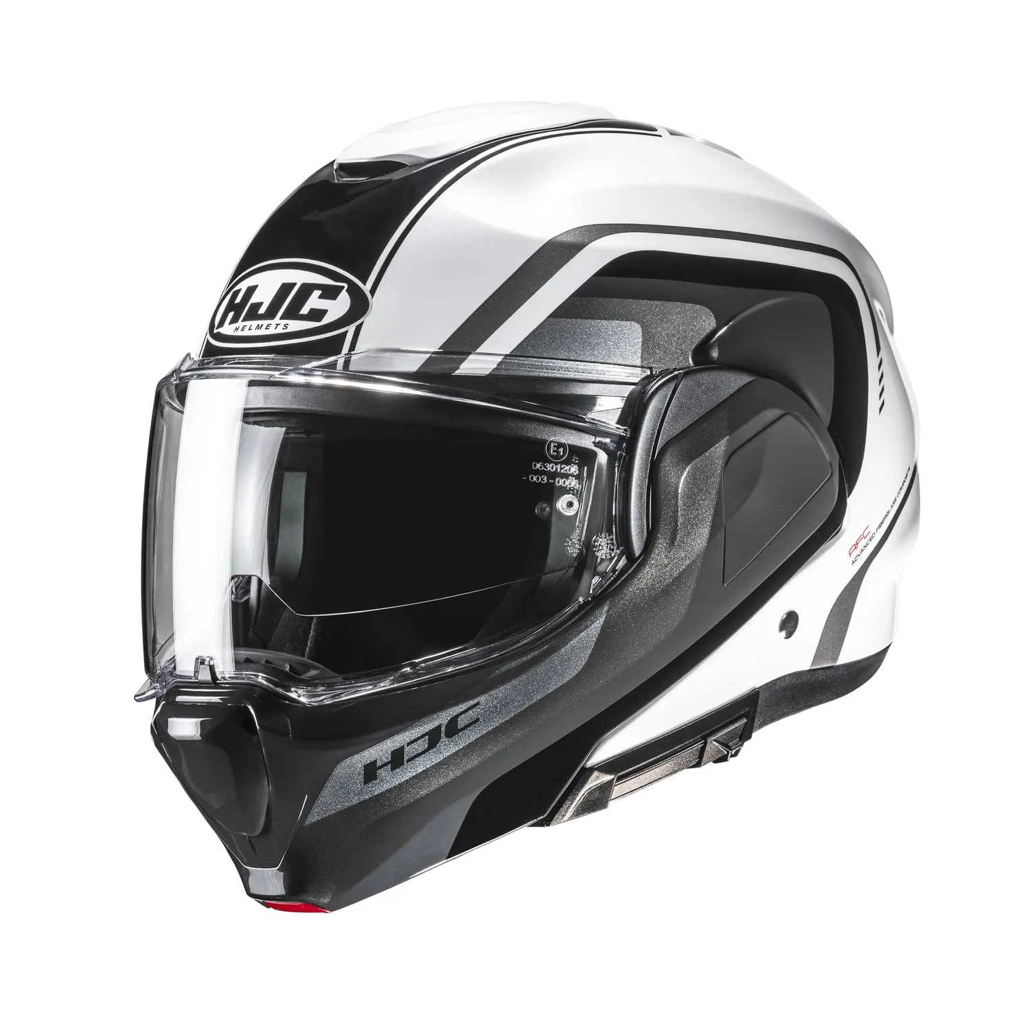 HJC Hjälm F100 Reef Svart/Vit MC1