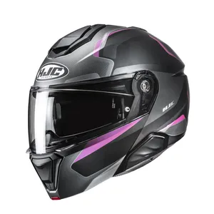 HJC Hjälm i91 Felio Grå/Rosa MC8SF L