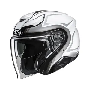HJC Hjälm F31 Bask Vit/Grå MC10