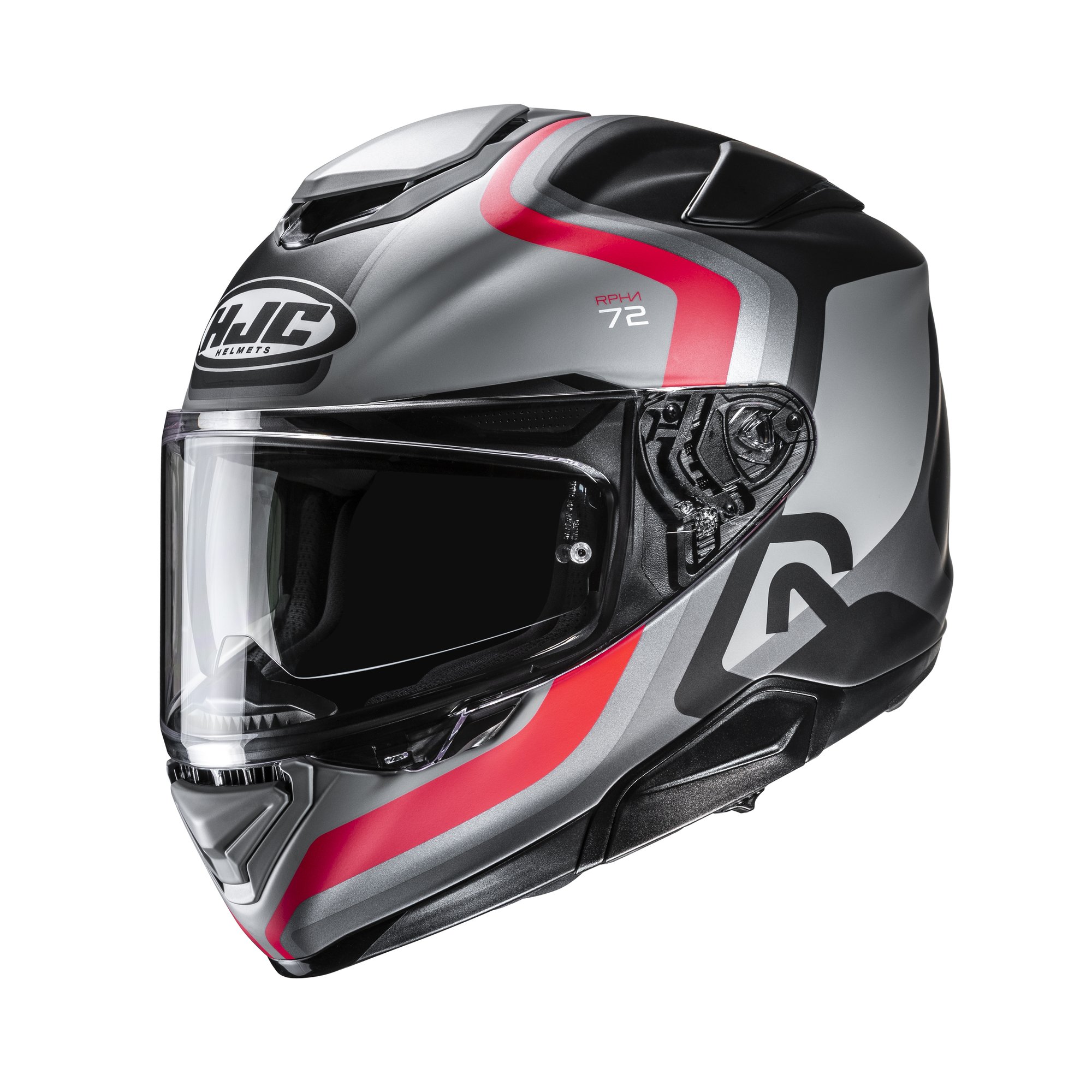 HJC Helmet RPHA 72 Ernem Grå/Röd MC1SF