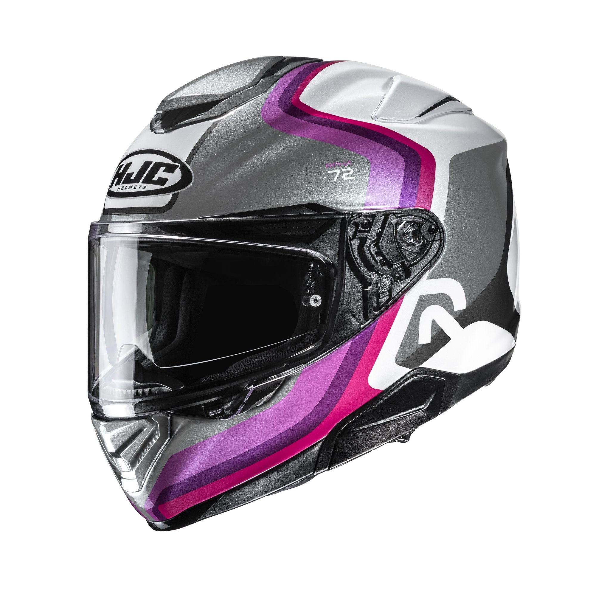 HJC Helmet RPHA 72 Ernem Grå/Lila/Vit MC8