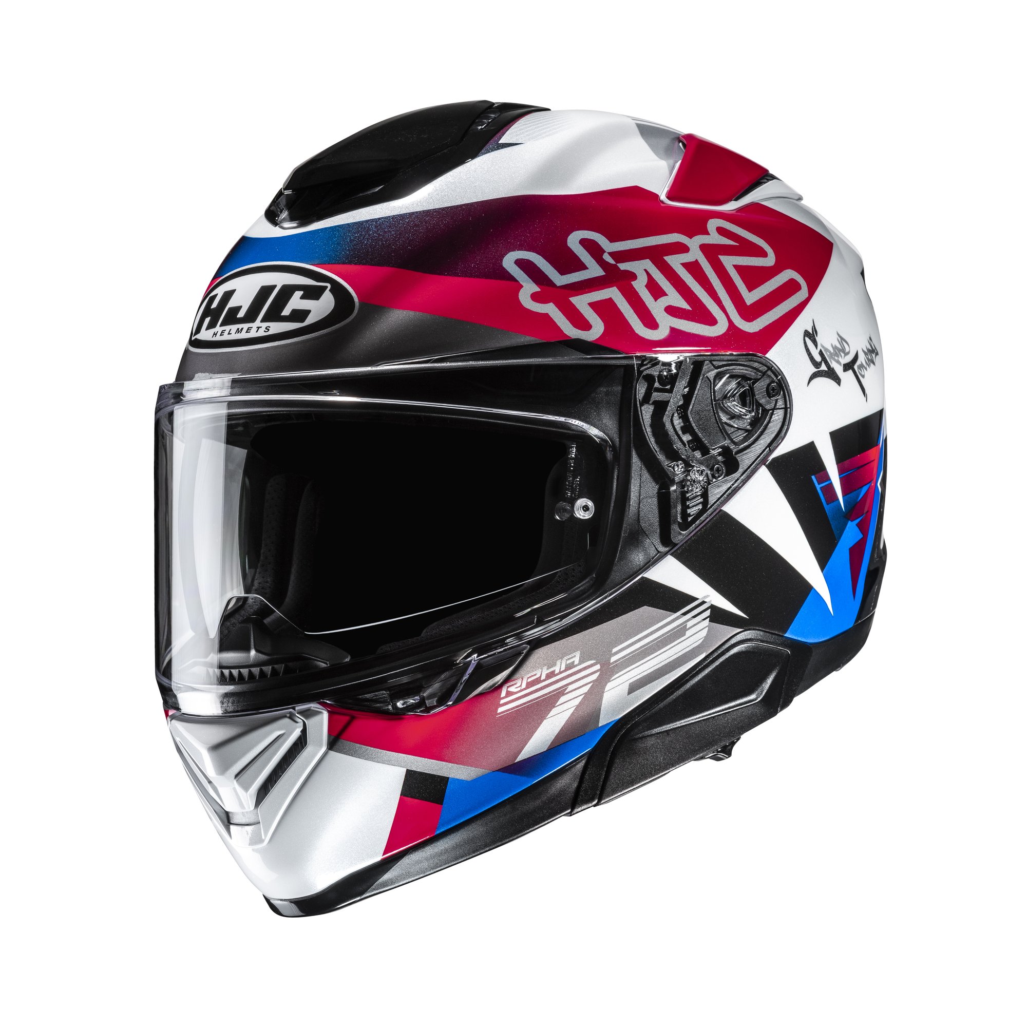 HJC Helmet RPHA 72 Goldy Röd/Vit MC21