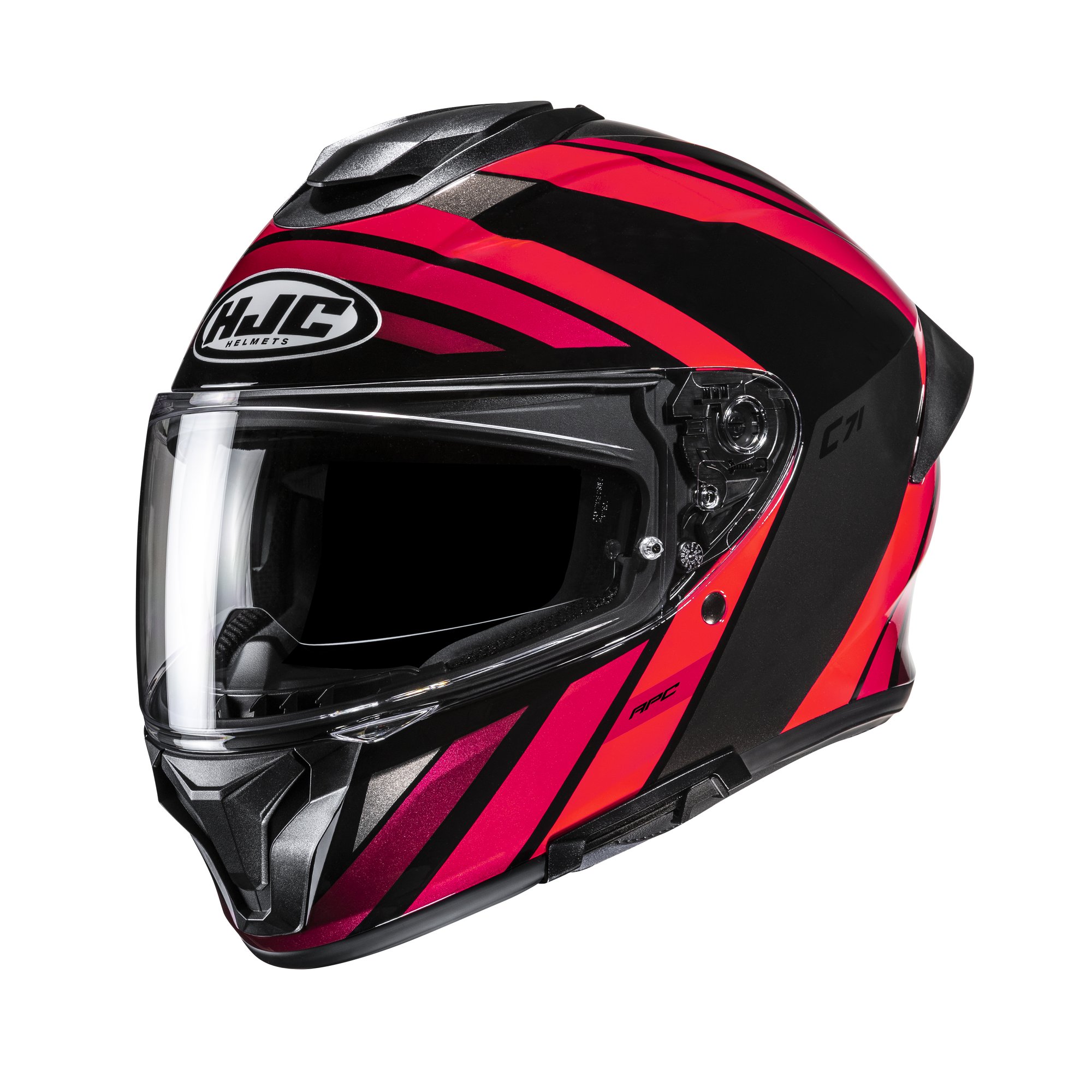 HJC Helmet C71 Faber Röd/Grå MC1