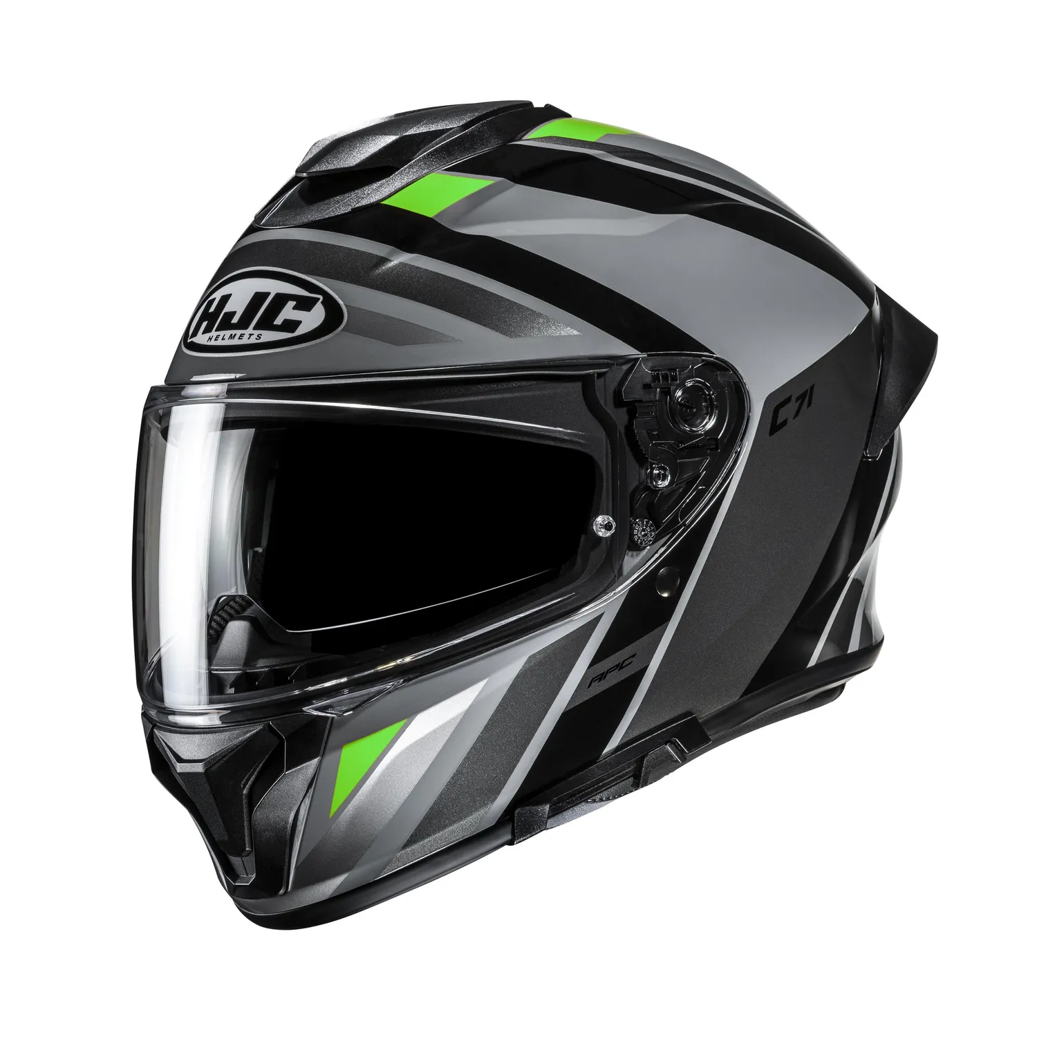 HJC Helmet C71 Faber Grå/Orange/Svart MC7