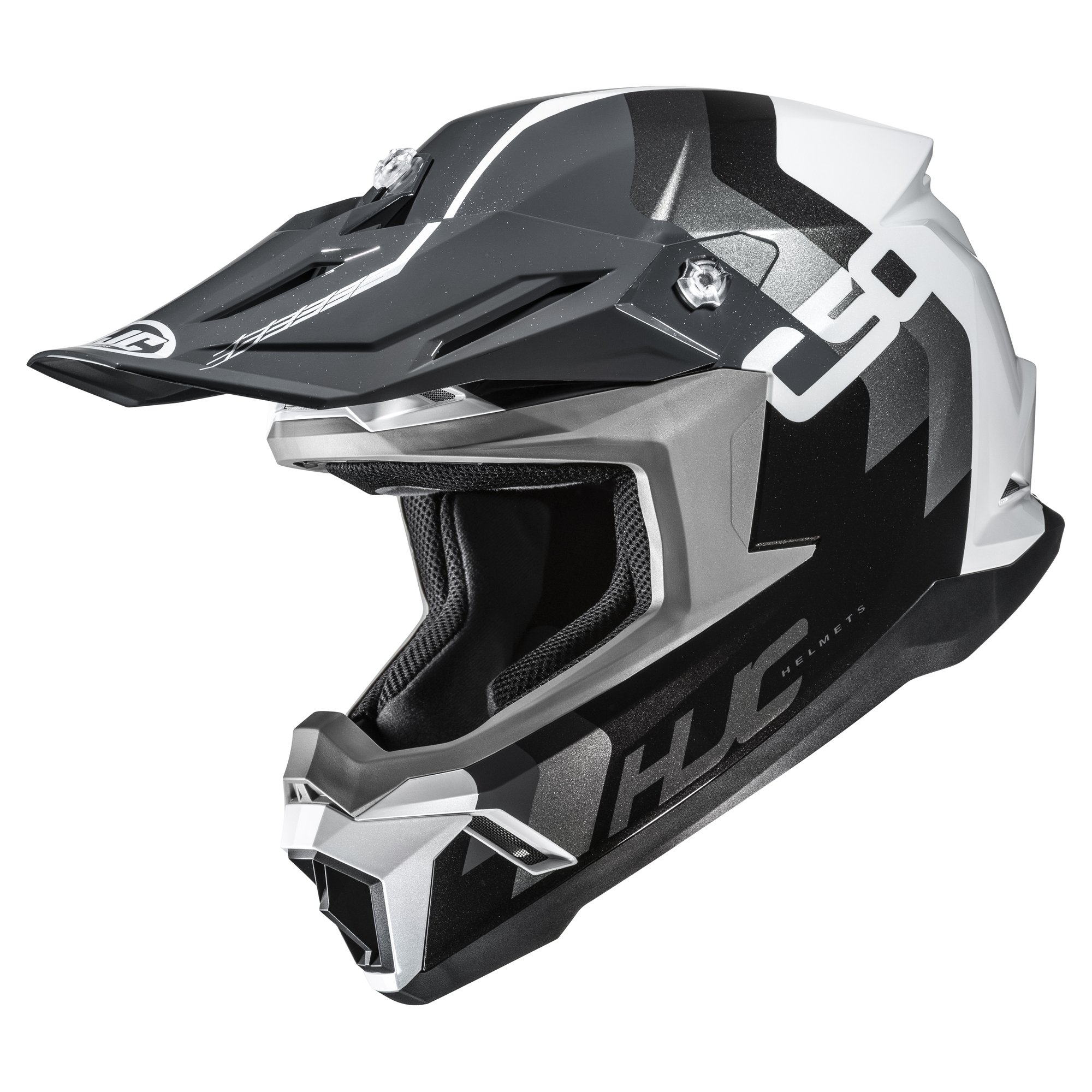 HJC Helmet C50 Primal Svart/Vit MC5