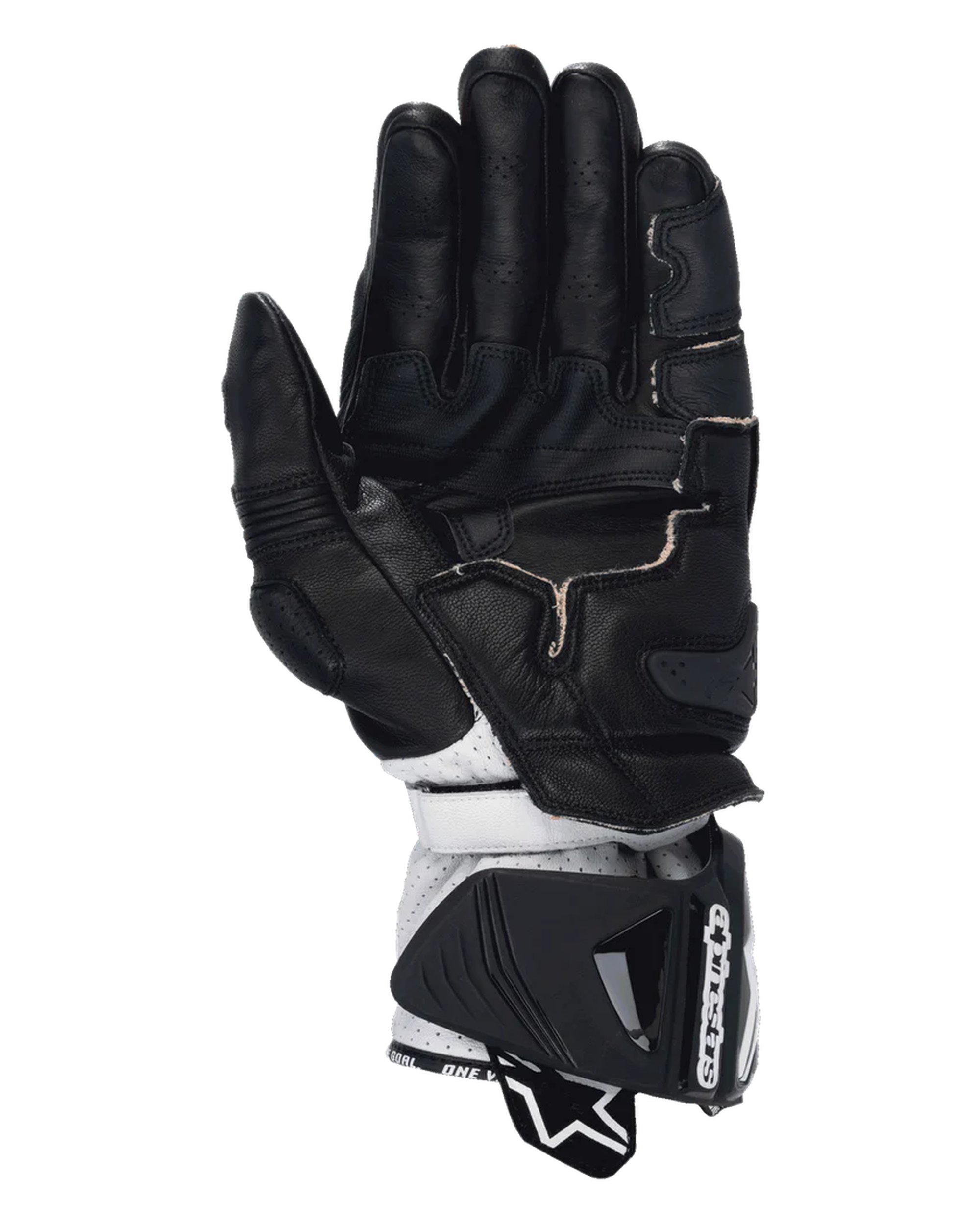 Alpinestars Handske GP Pro v4 Svart/Röd Fluo/Vit 